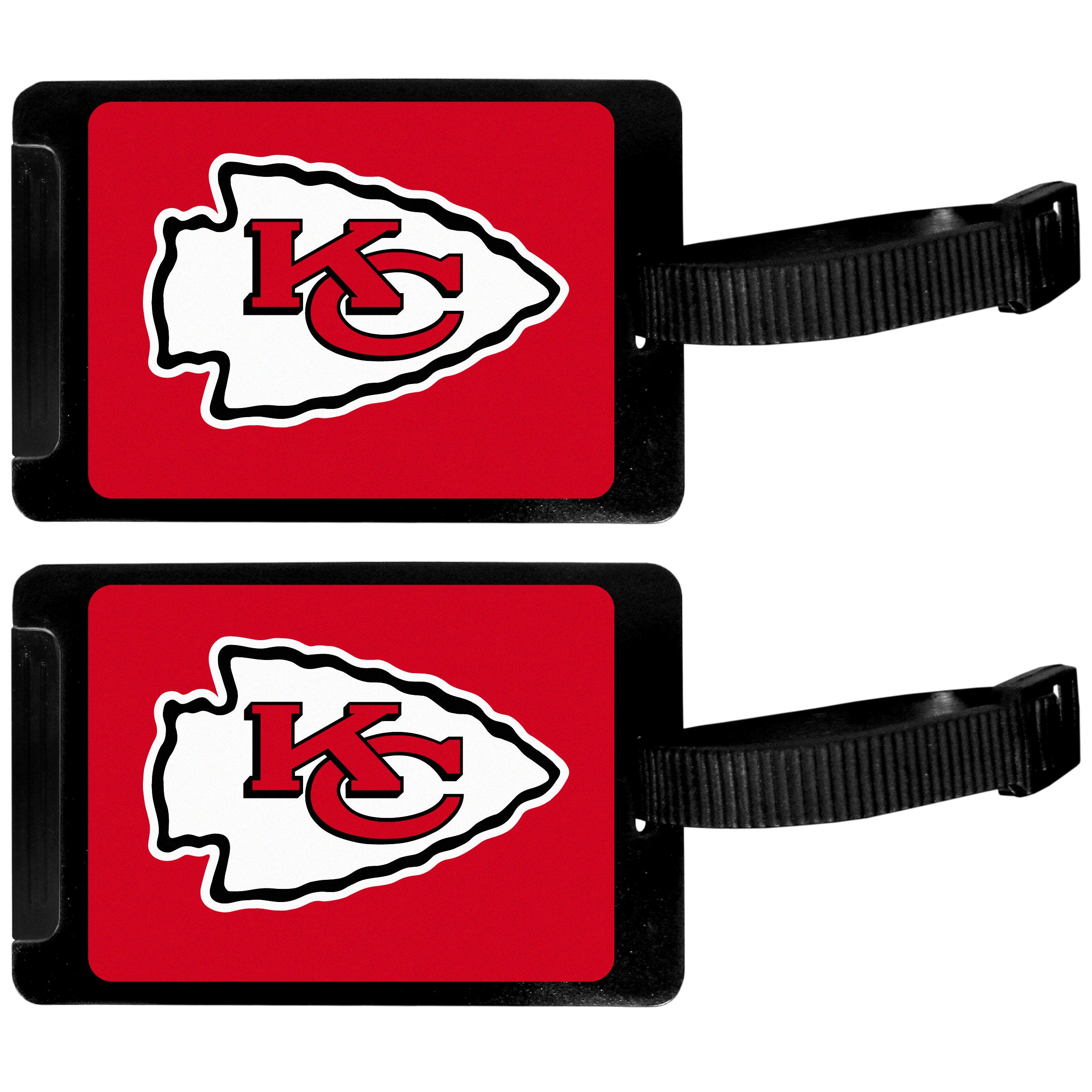 Kansas City Chiefs Luggage Tag, 2 pk