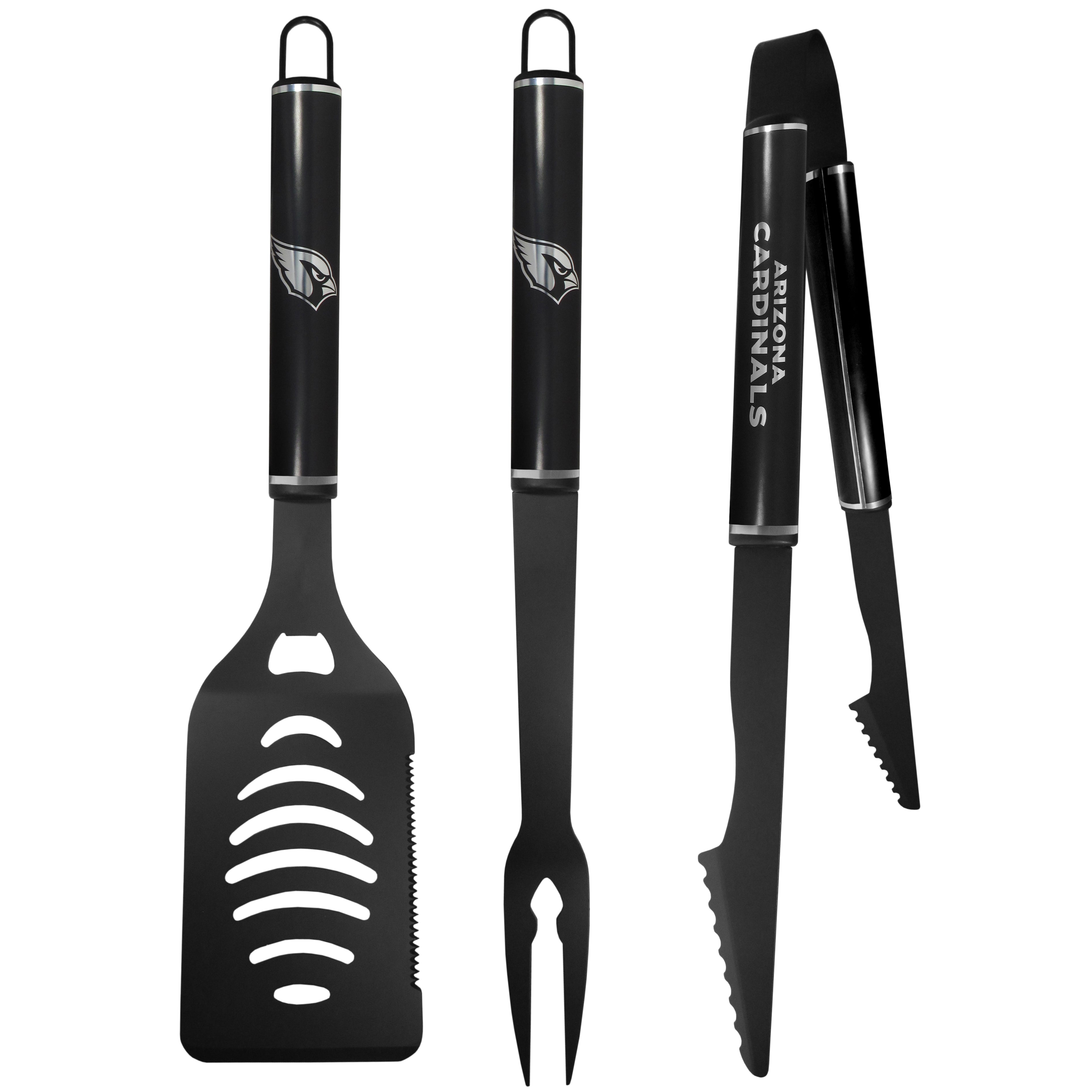Arizona Cardinals 3 pc Monochromatic BBQ Set