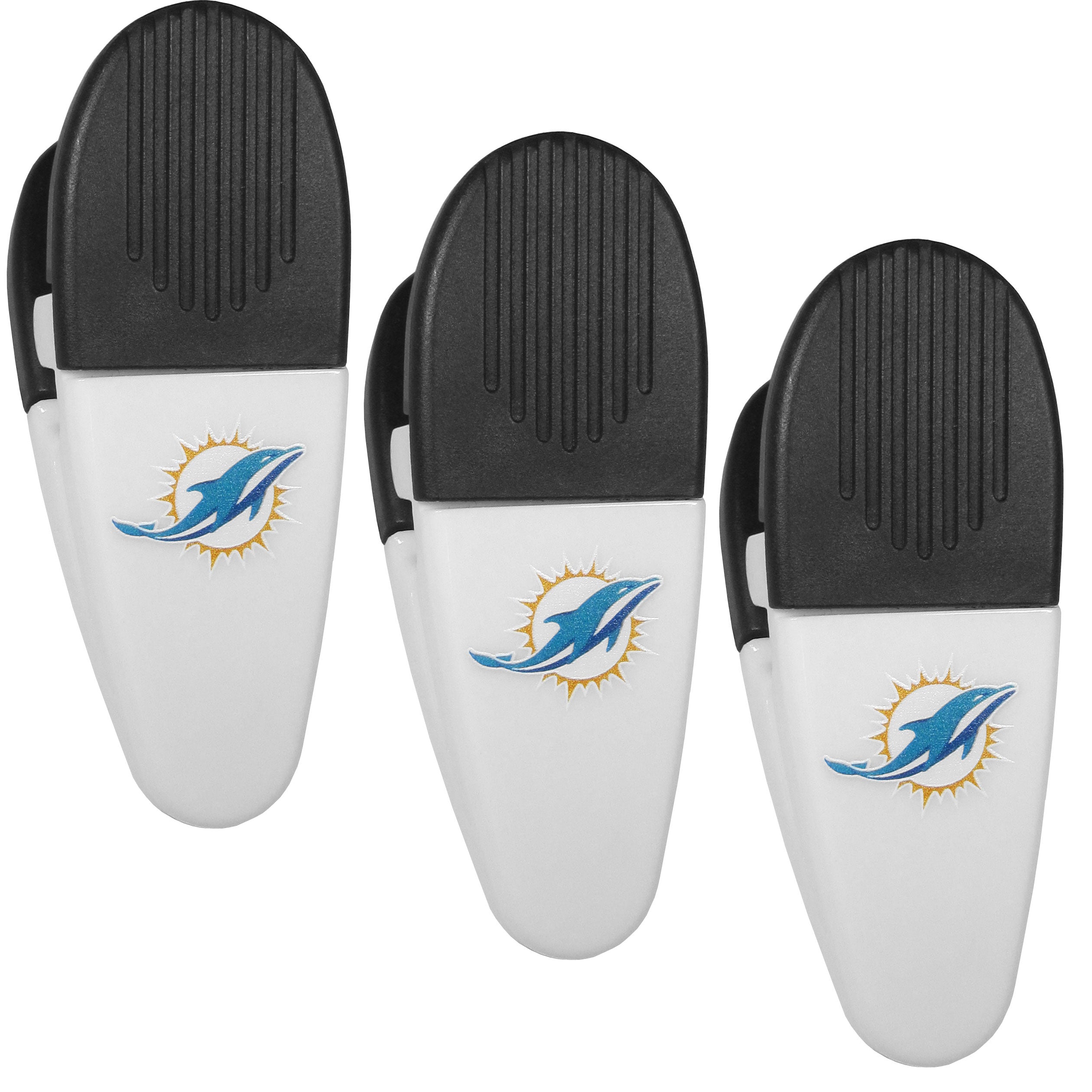 Miami Dolphins Mini Chip Clip Magnets, 3 pk