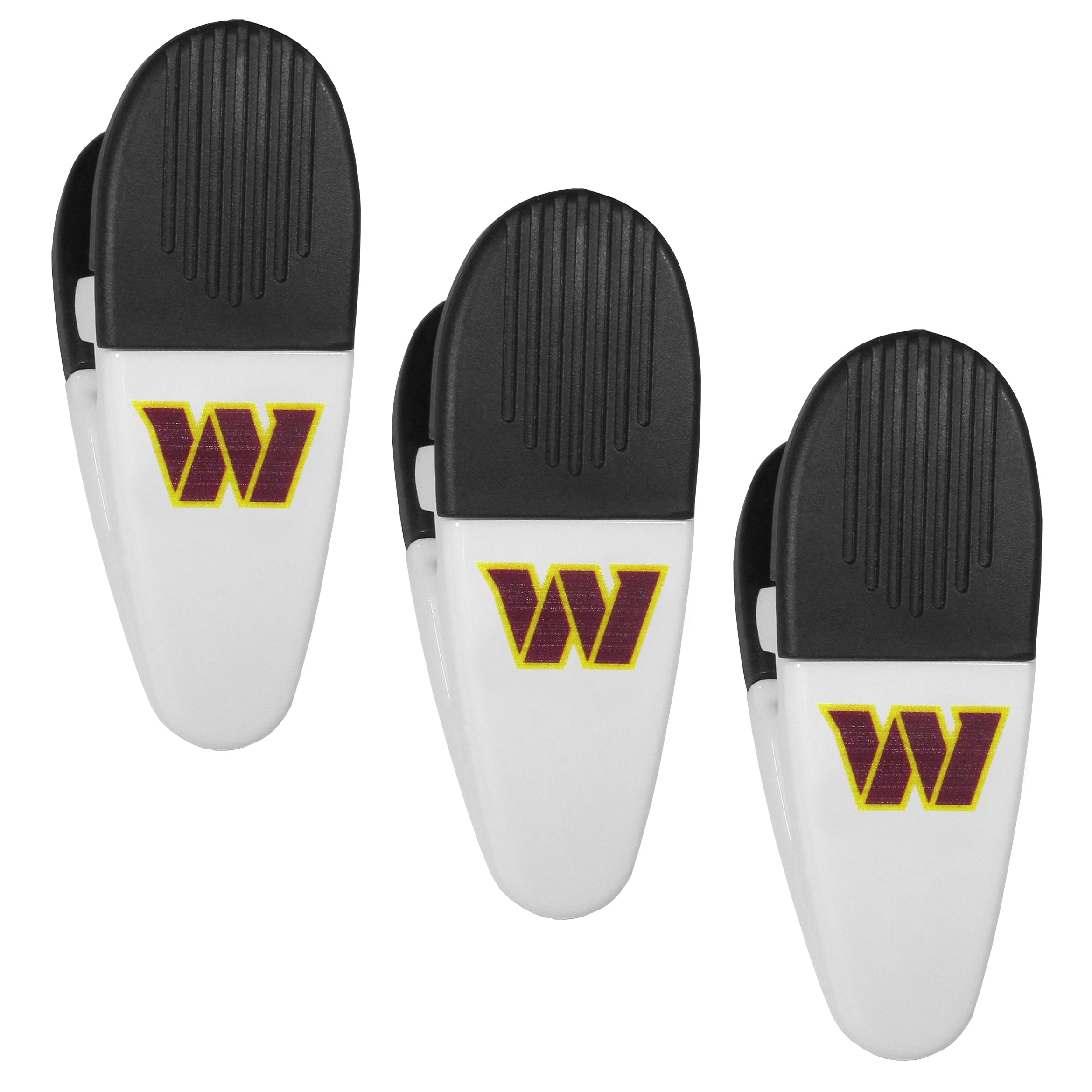 Washington Commanders Mini Chip Clip Magnets, 3 pk - Sports Collectibles, Sports Memorabilia, Sports Fan Shop, Sports Gifts