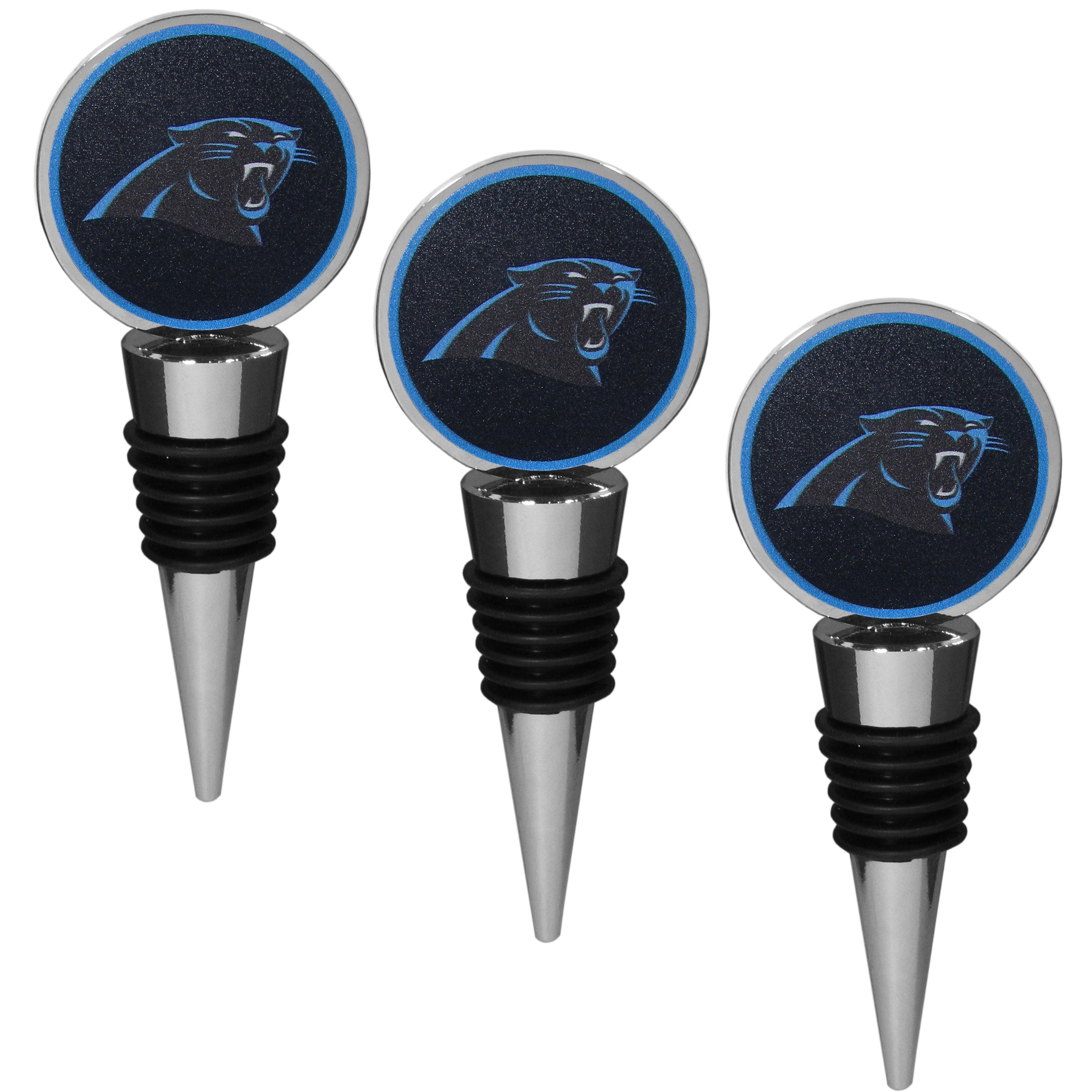 Carolina Panthers Logo Wine Stopper
