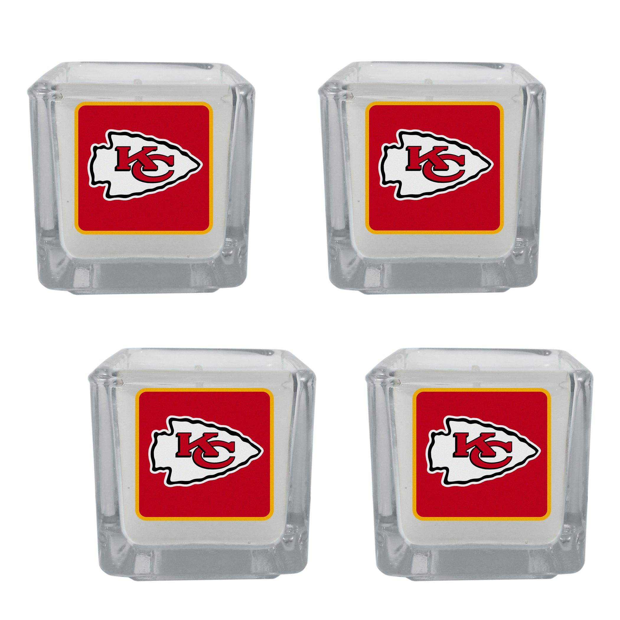 Kansas City Chiefs Scented Candles, 4 pk