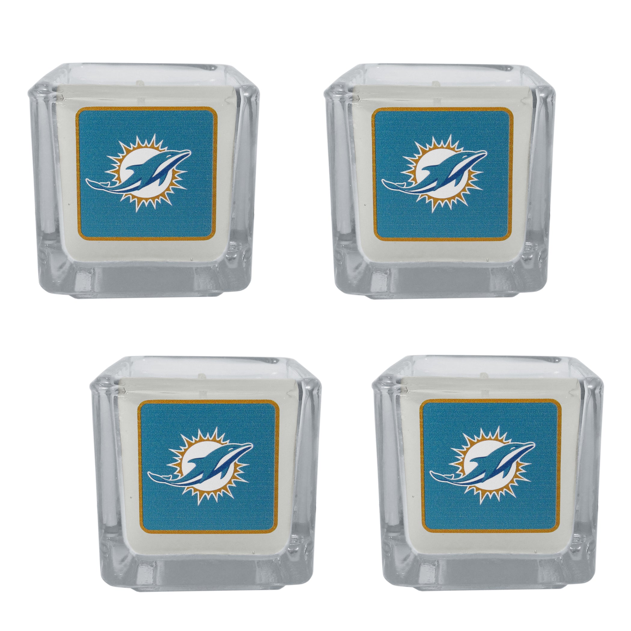 Miami Dolphins Scented Candles, 4 pk