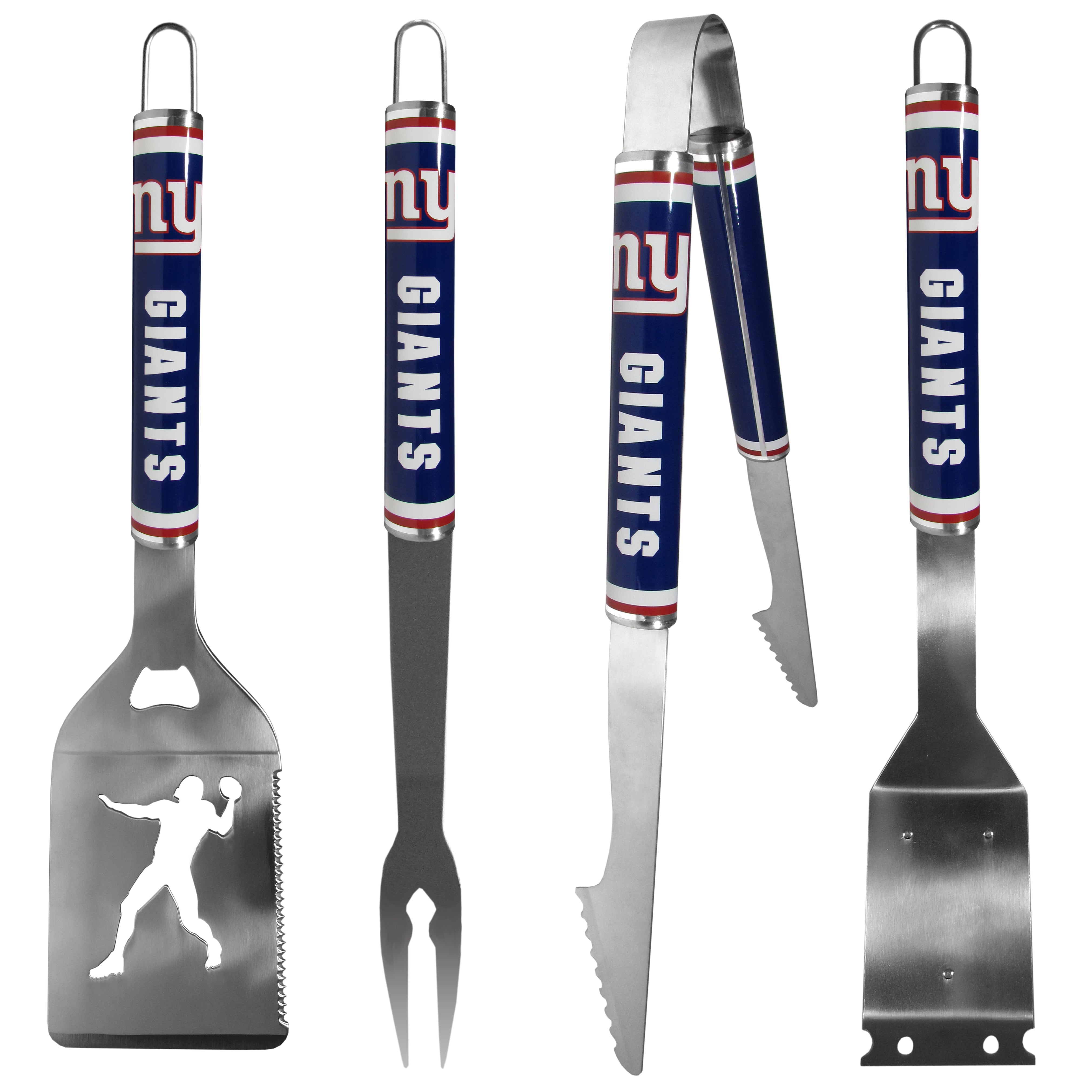 New York Giants 4 pc Logo Grill Tool Set