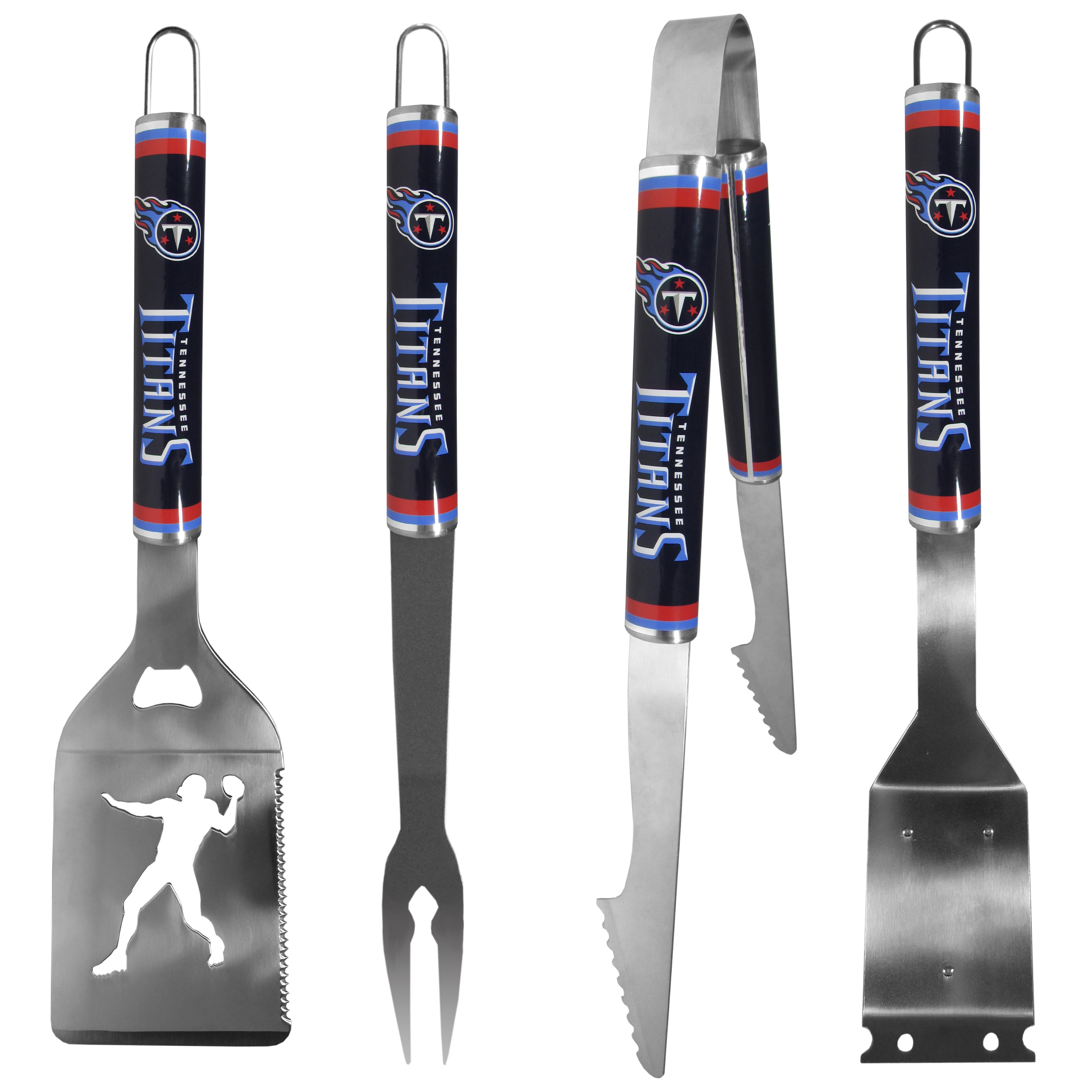 Tennessee Titans 4 pc Logo Grill Tool Set