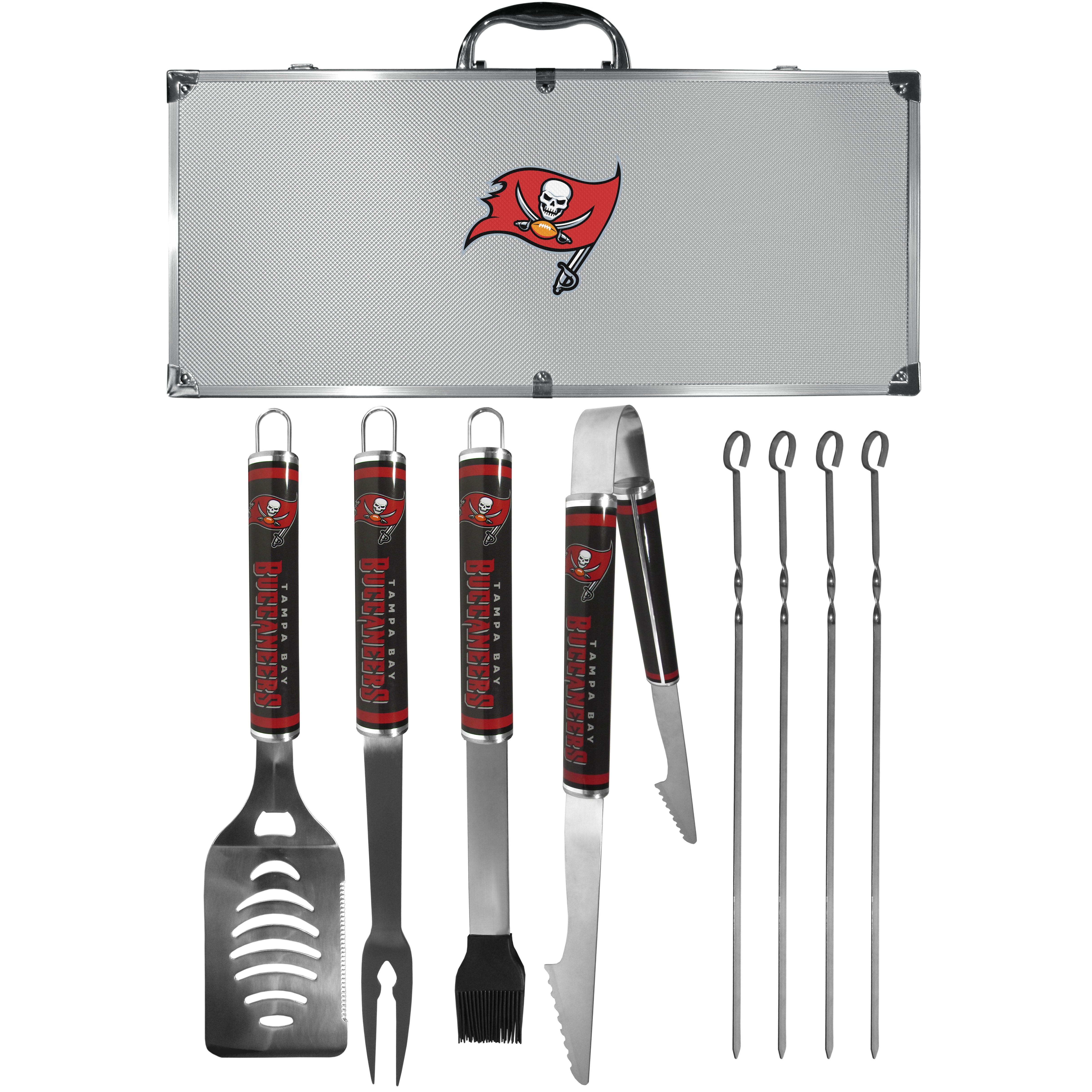 Tampa Bay Buccaneers 8 pc Logo BBQ Set