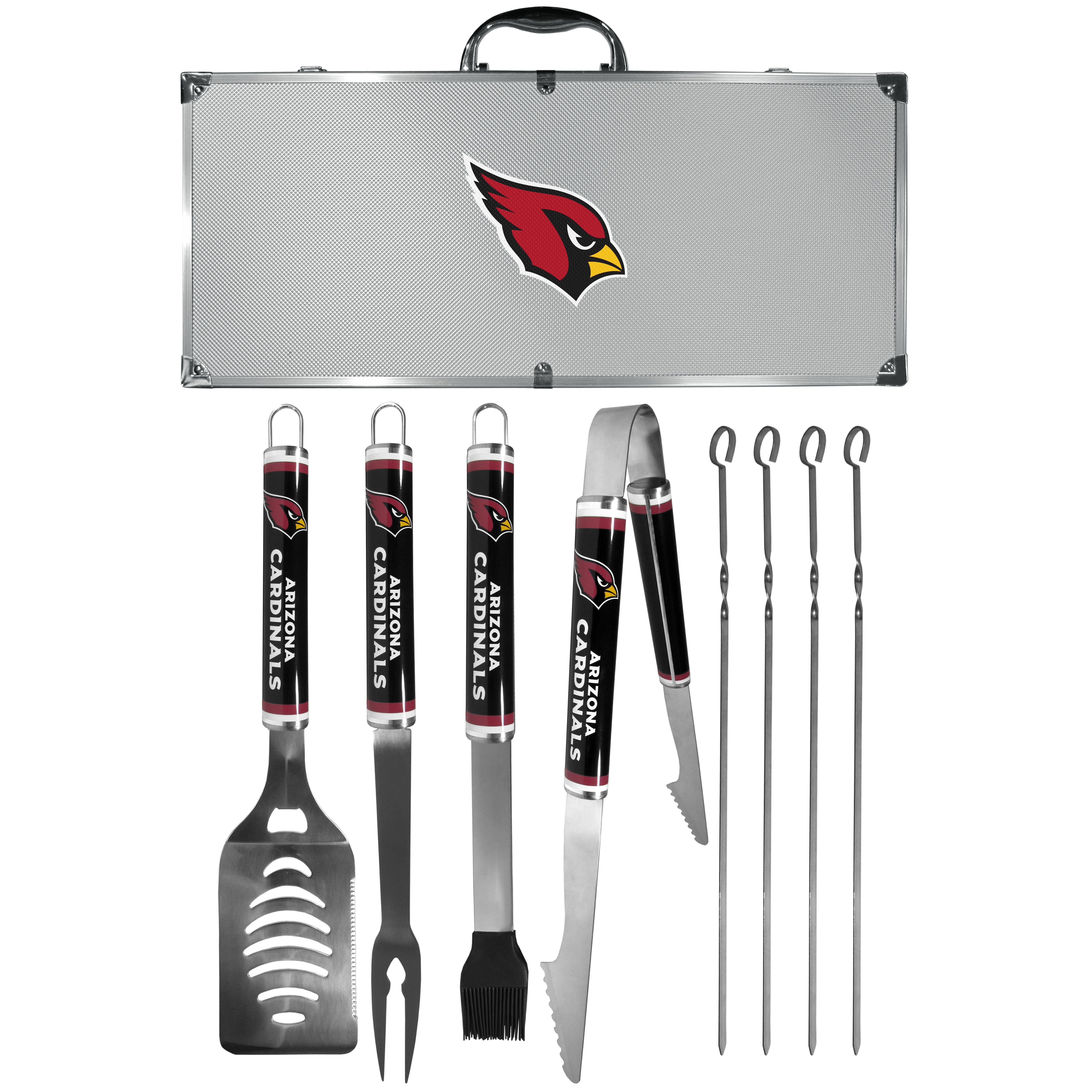 Arizona Cardinals 8 pc Logo BBQ Set