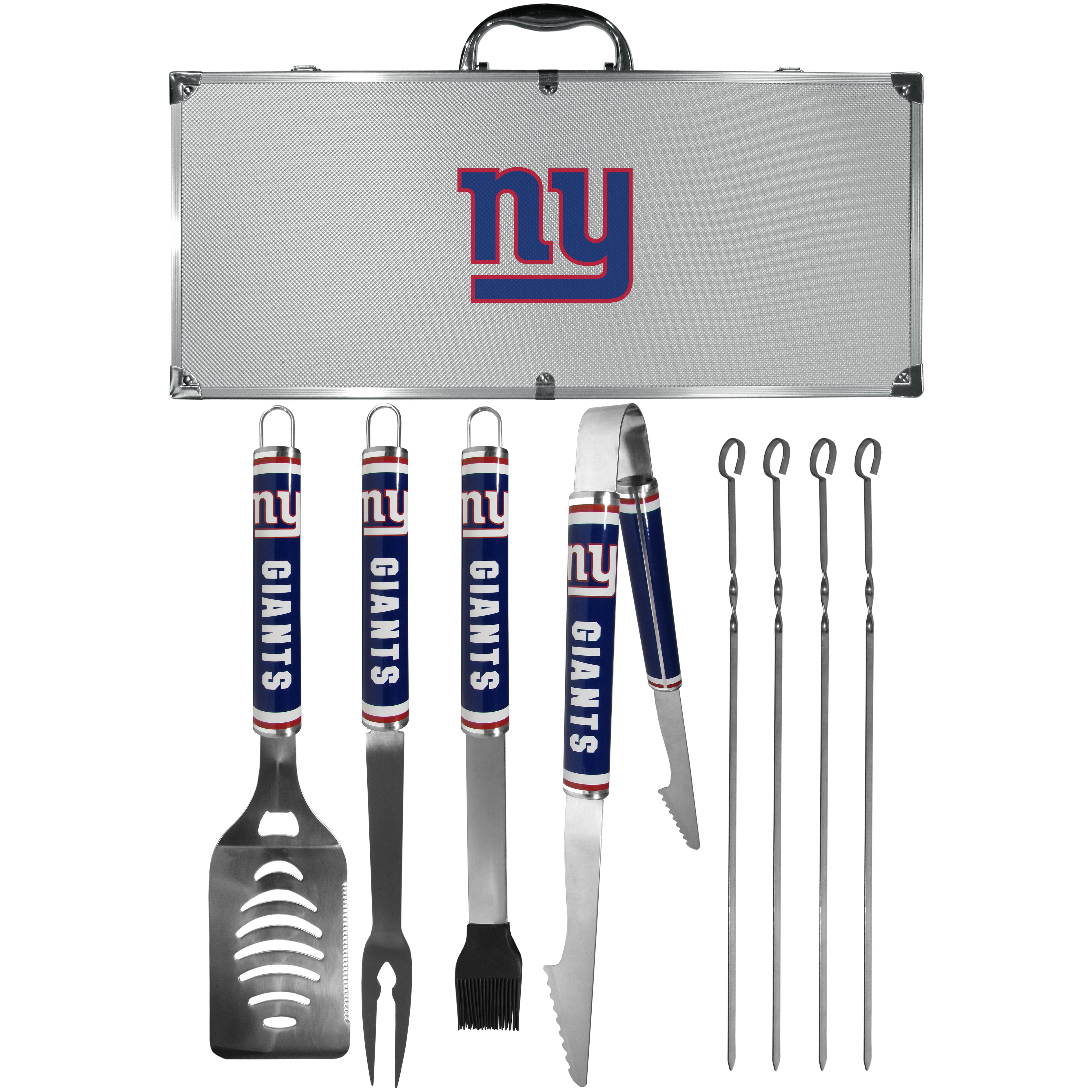 New York Giants 8 pc Logo BBQ Set