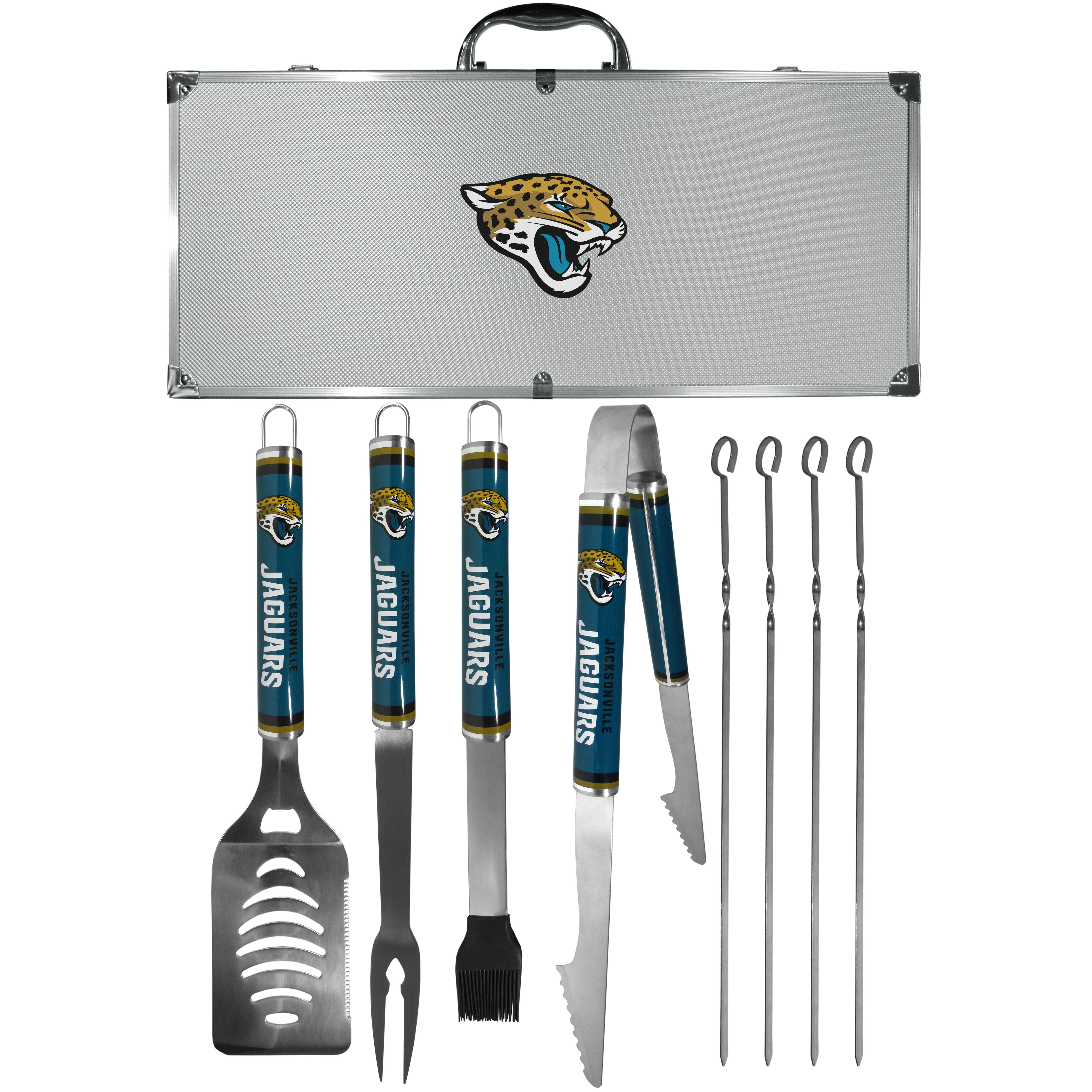Jacksonville Jaguars 8 pc Logo BBQ Set