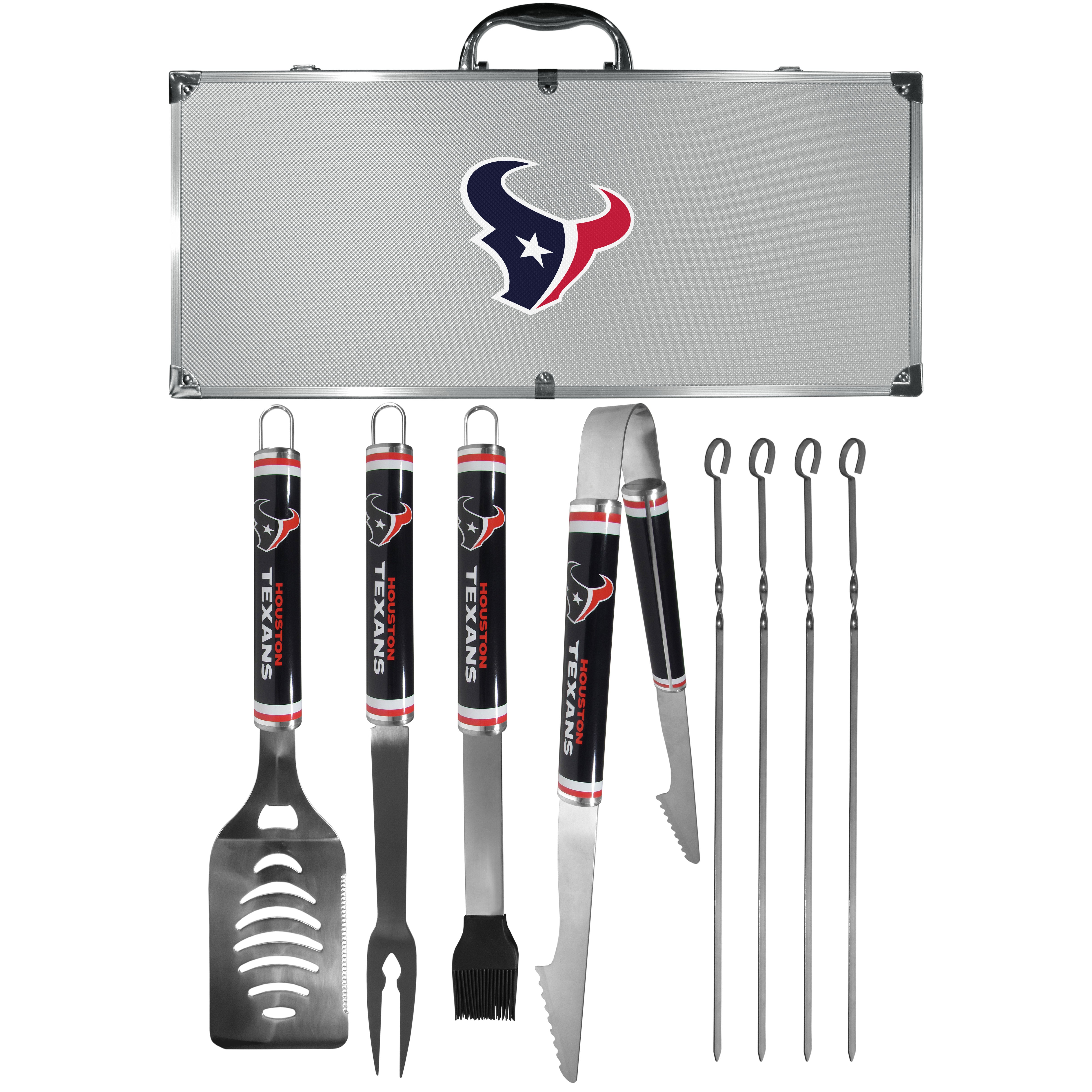 Houston Texans 8 pc Logo BBQ Set
