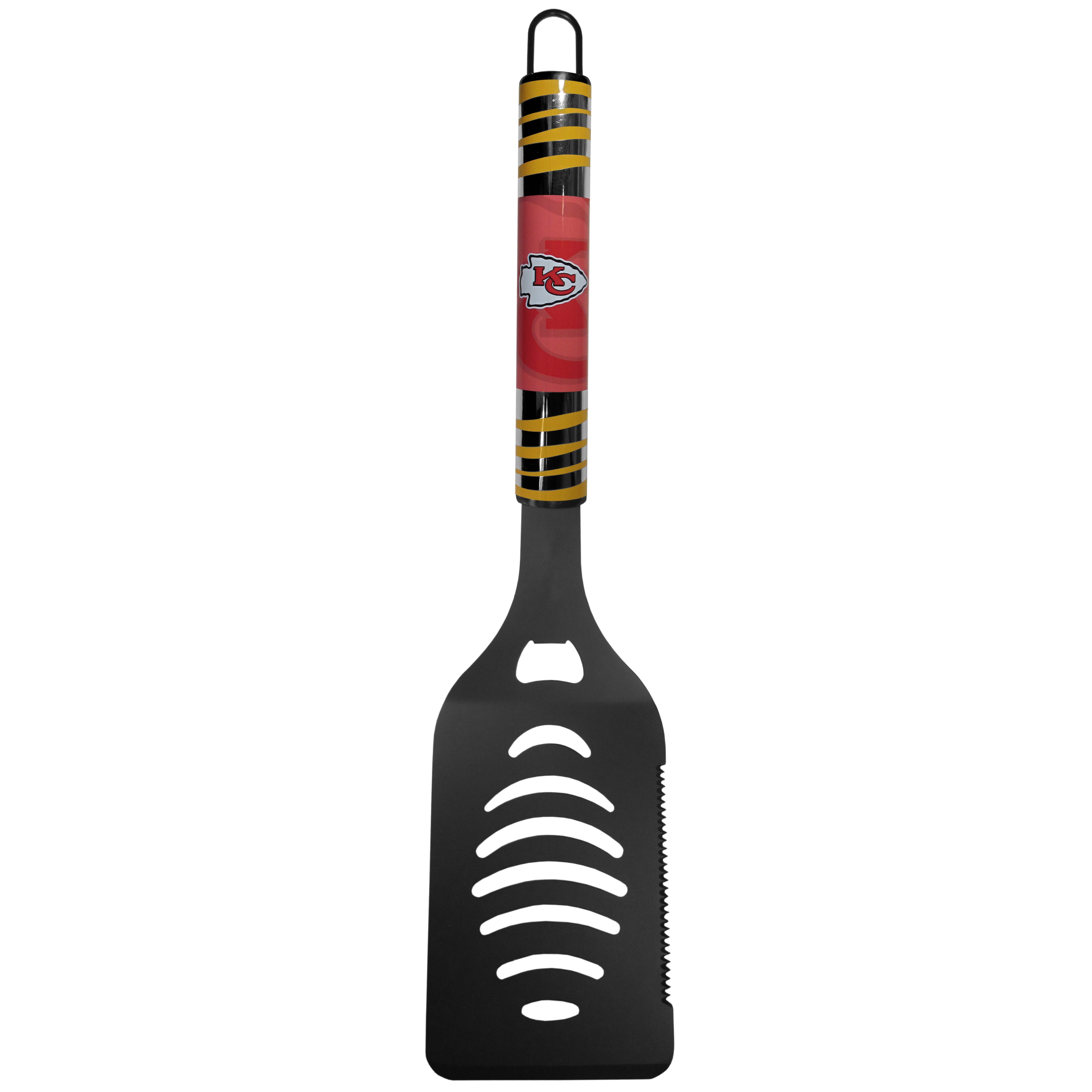 Kansas City Chiefs Black Spatula w/Team Colors
