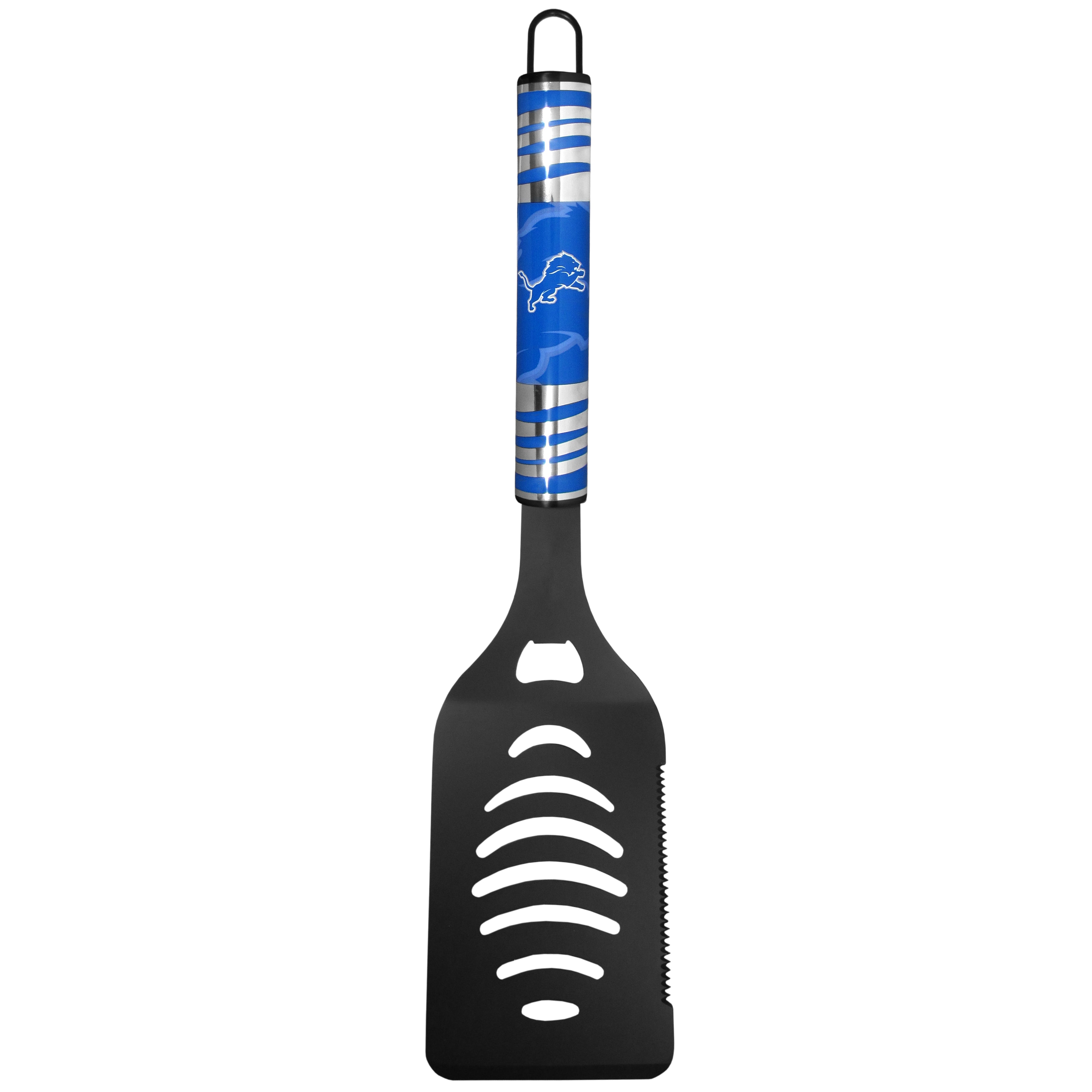 Detroit Lions Black Spatula w/Team Colors
