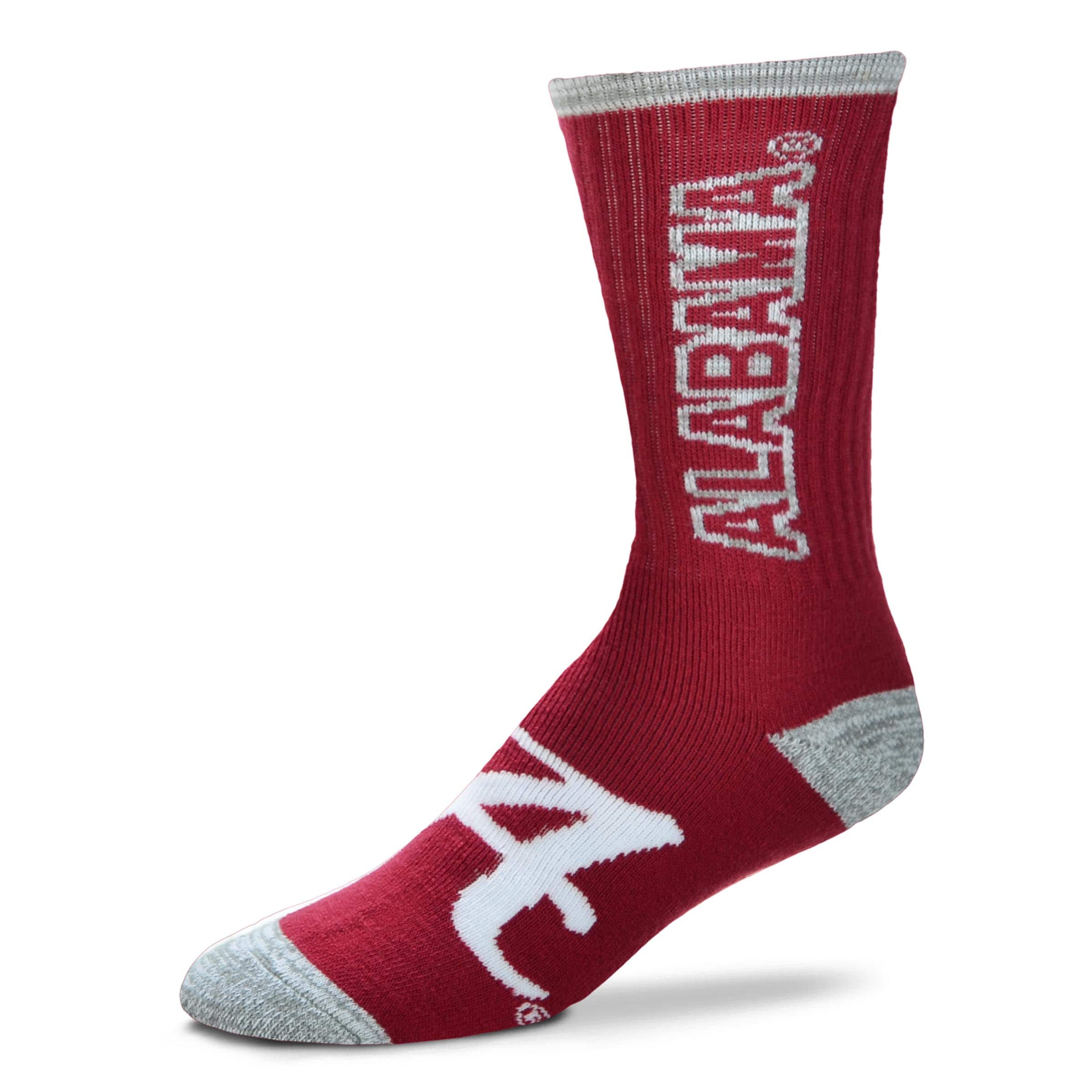 Alabama Crimson Tide Crush Socks - Sports Gifts, Sports Memorabilia, Sports Collectibles, Fan Shop