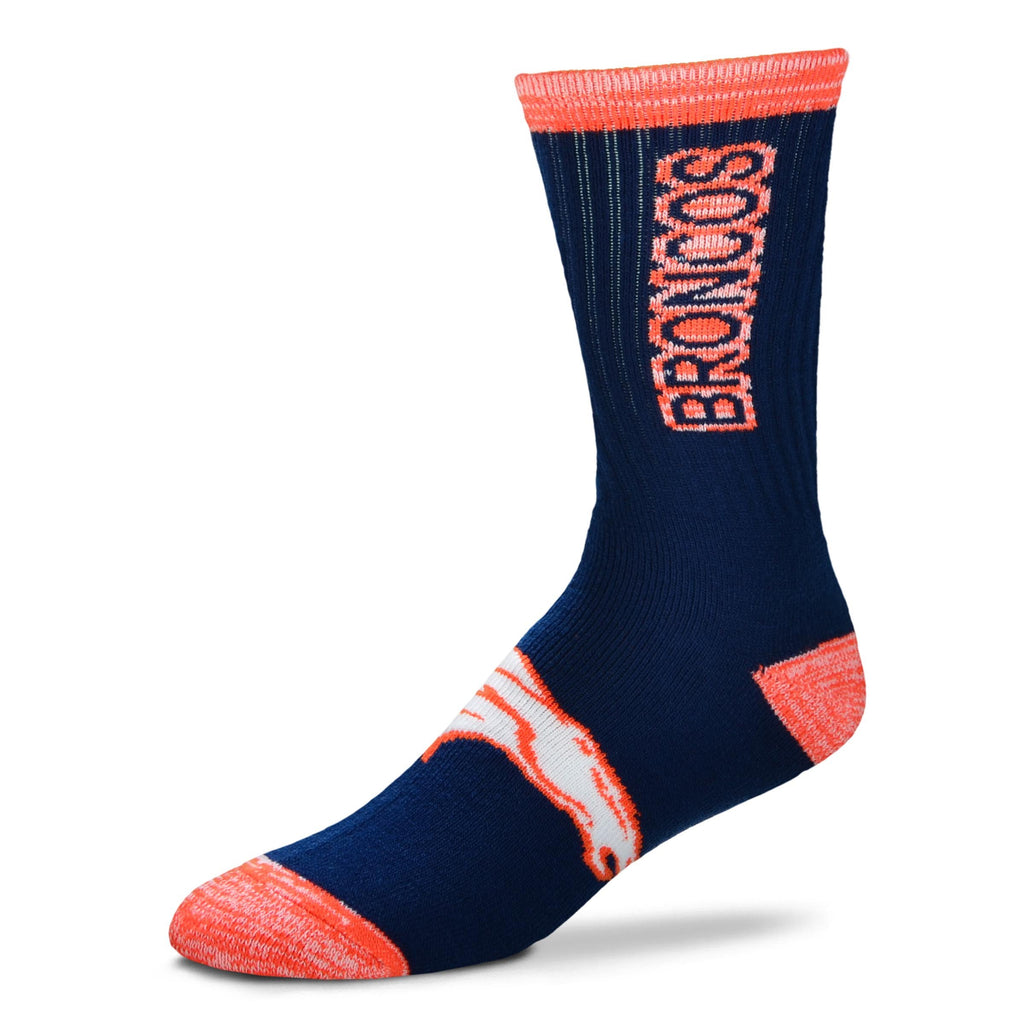 Denver Broncos Retro Crush Socks - Large