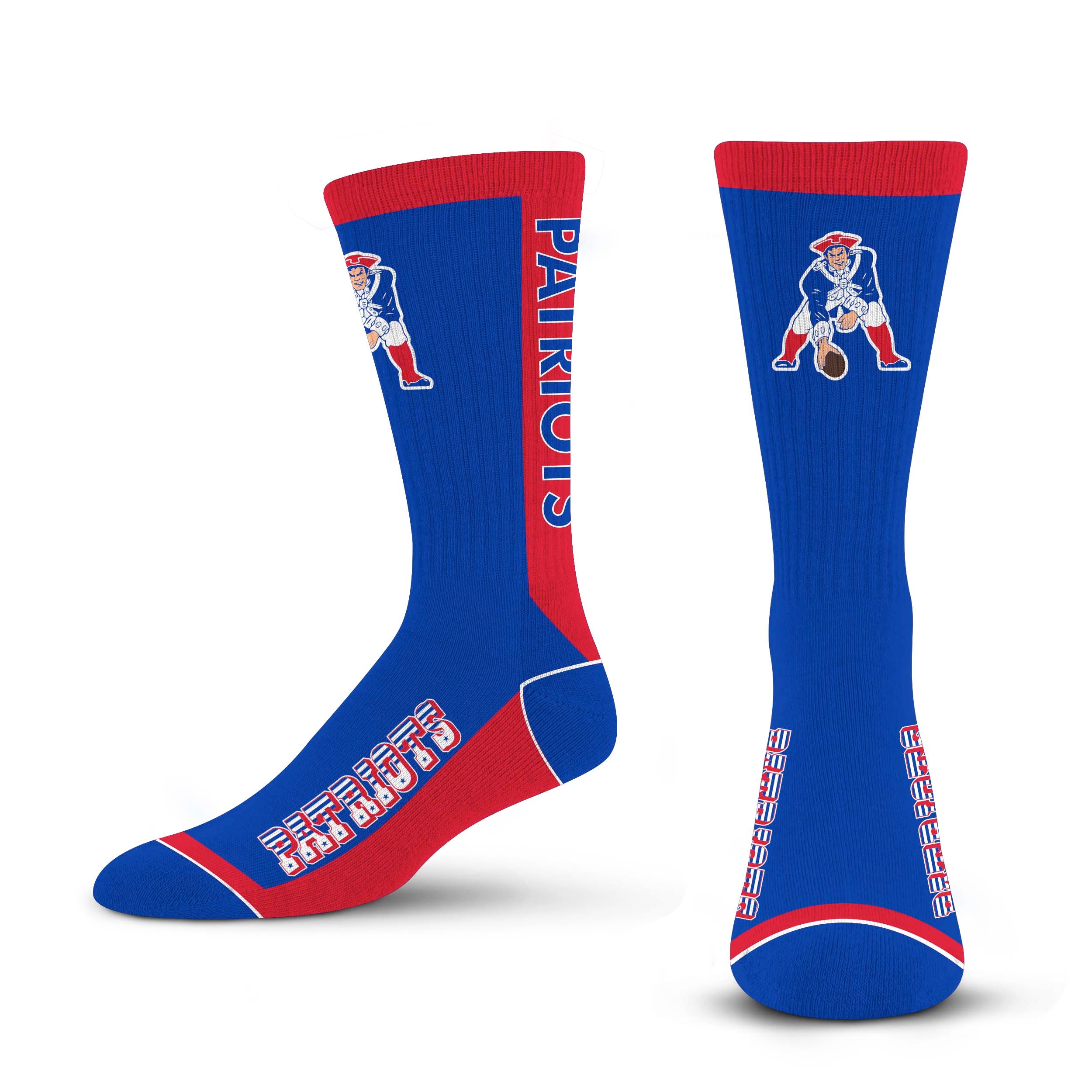 New England Patriots Retro - MVP Socks - Sports Gifts, Sports Memorabilia, Sports Collectibles, Fan Shop