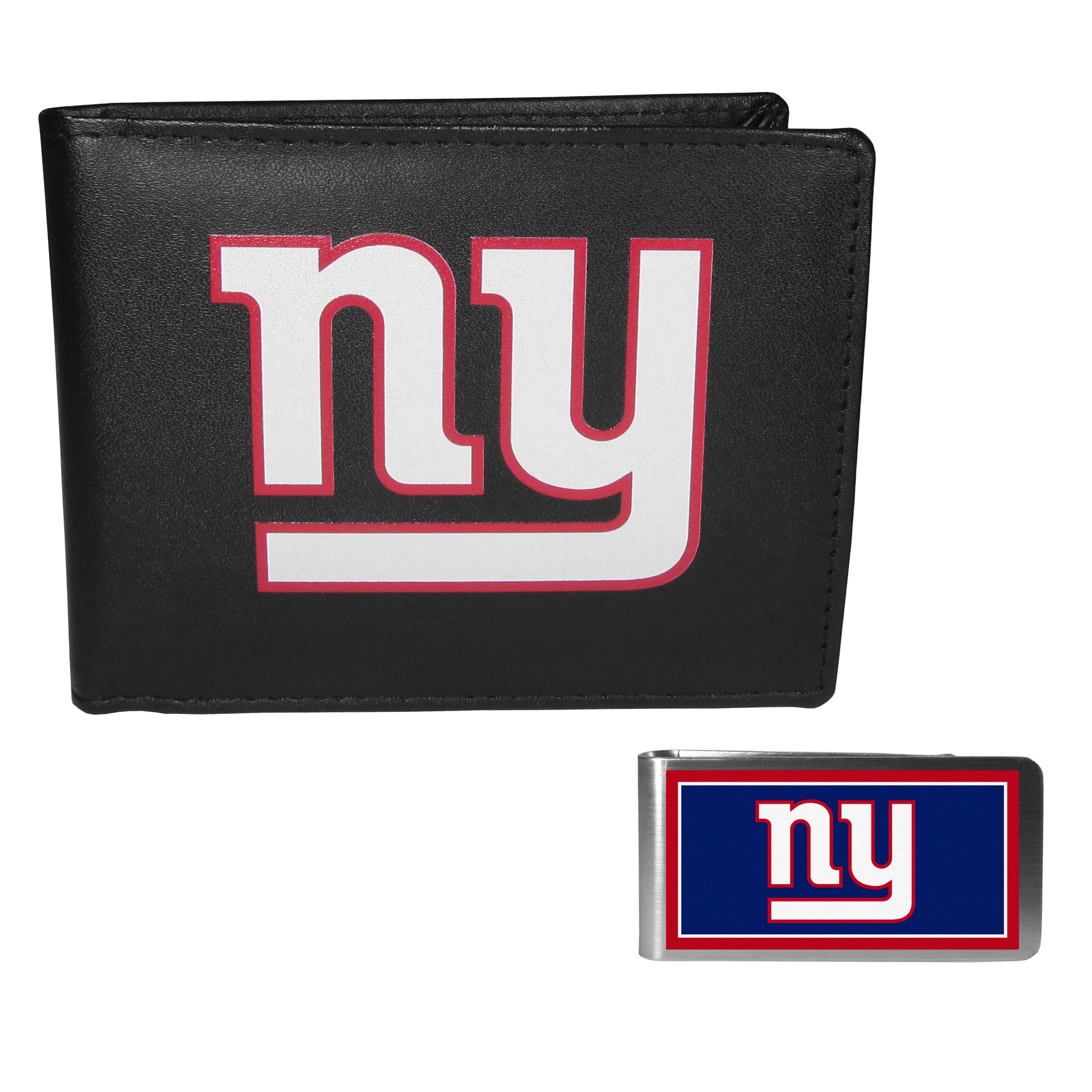 New York Giants Bi-fold Wallet & Color Money Clip
