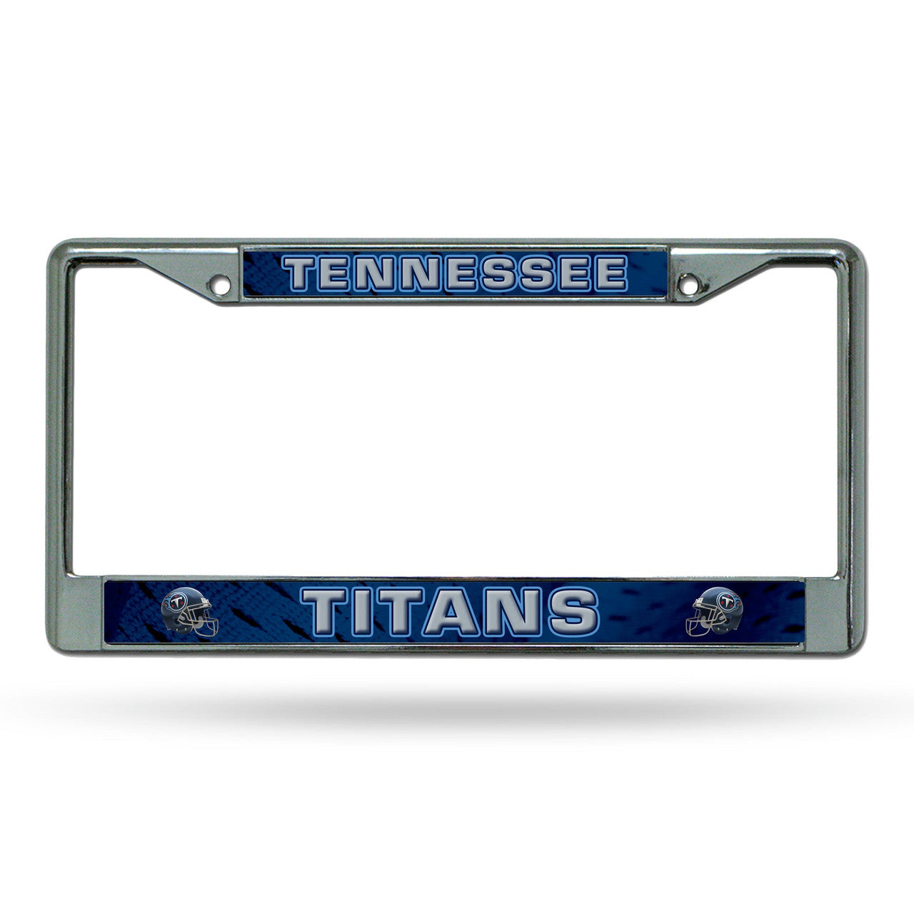 Tennessee Titans License Plate Frame Chrome Printed Insert - Sports Collectibles, Sports Memorabilia, Sports Fan Shop, Sports Gifts