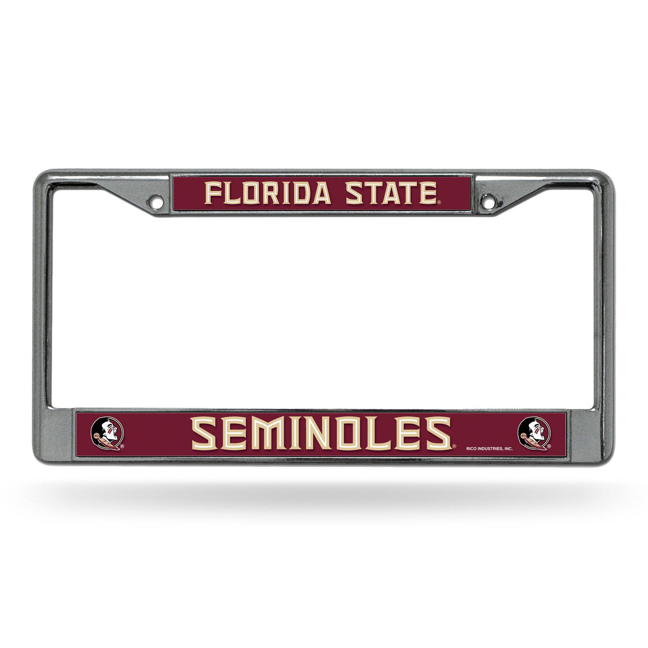 Florida State Seminoles License Plate Frame Chrome Printed Insert - Sports Collectibles, Sports Memorabilia, Sports Fan Shop, Sports Gifts