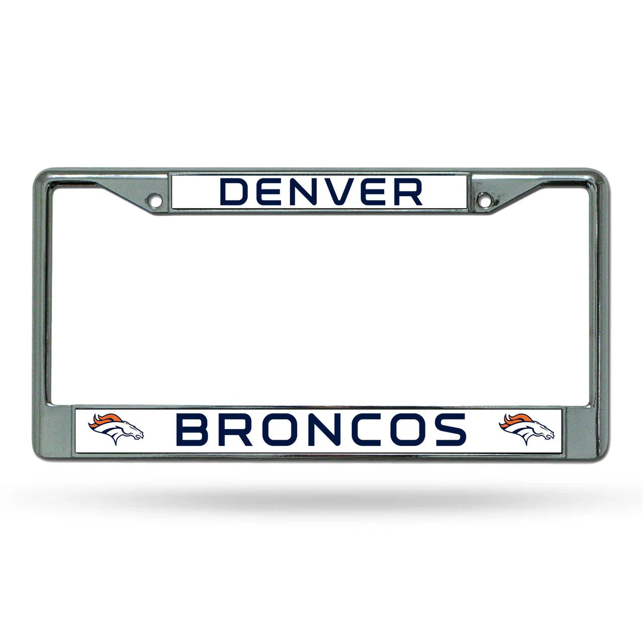 Denver Broncos Chrome License Plate Frame (CDG) - 757 Sports Collectibles
