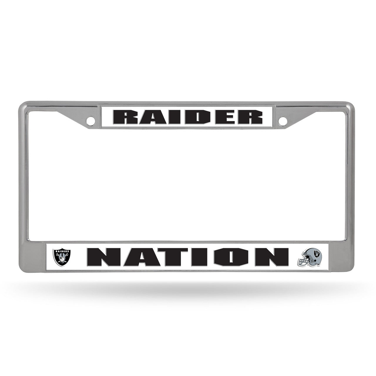 Las Vegas Raiders License Plate Frame Chrome - Sports Collectibles, Sports Memorabilia, Sports Fan Shop, Sports Gifts