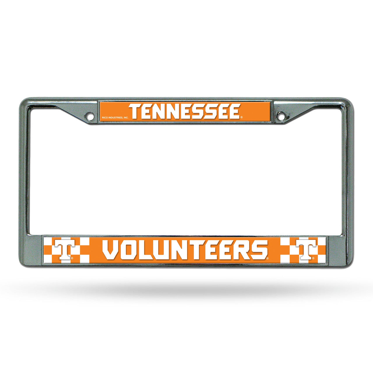 Tennessee Volunteers License Plate Frame Chrome Printed Insert - Sports Collectibles, Sports Memorabilia, Sports Fan Shop, Sports Gifts