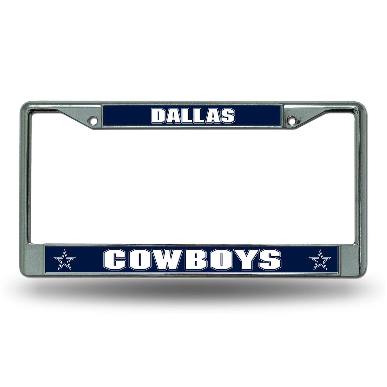 Dallas Cowboys License Plate Frame Chrome Printed Insert - Sports Collectibles, Sports Memorabilia, Sports Fan Shop, Sports Gifts