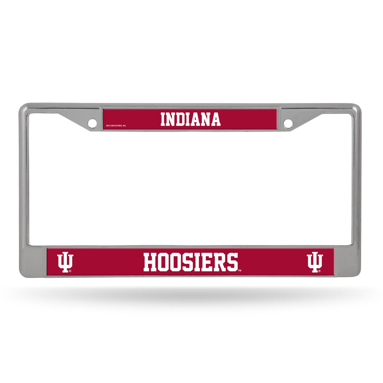 Indiana Hoosiers License Plate Frame Chrome Printed Insert - Sports Collectibles, Sports Memorabilia, Sports Fan Shop, Sports Gifts