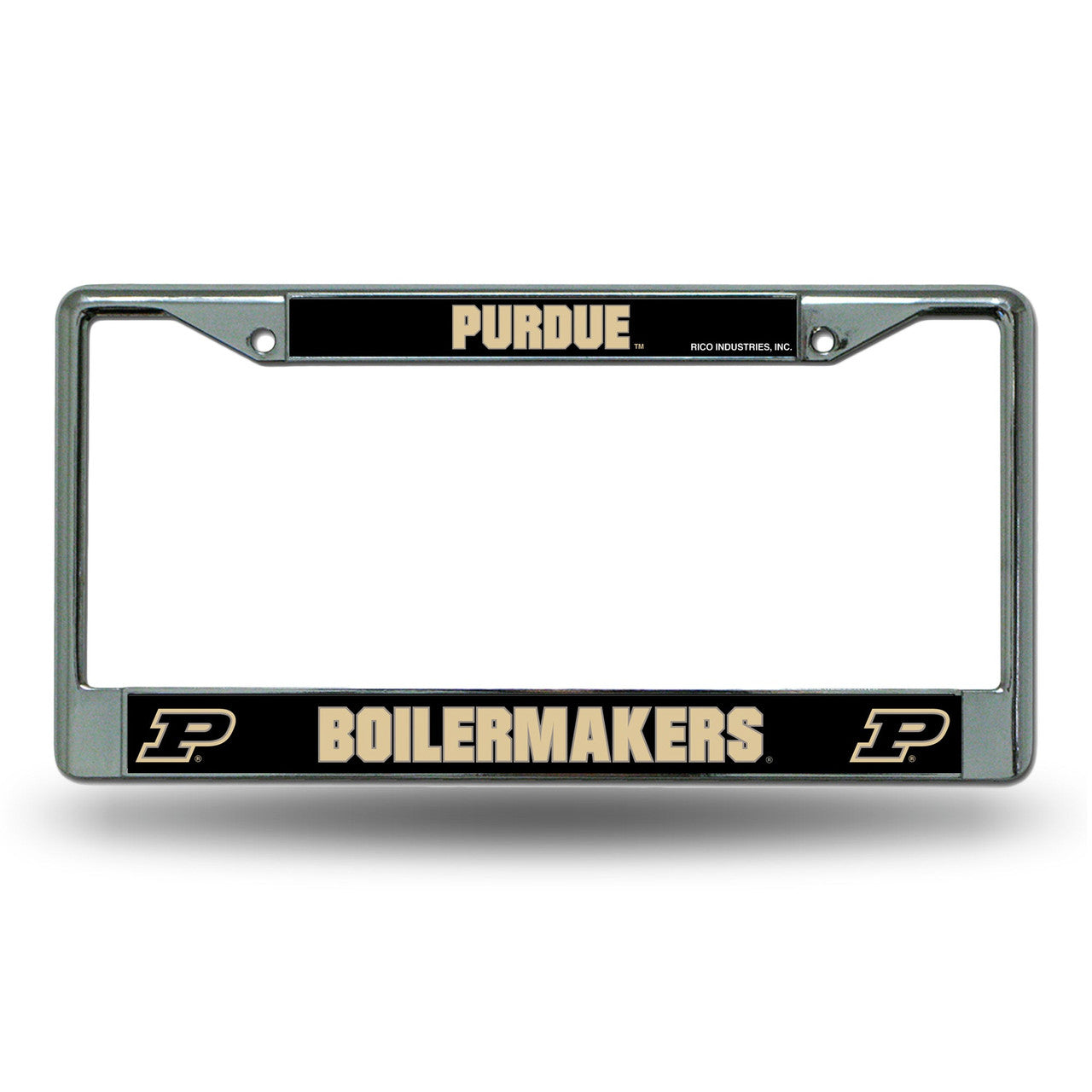 Purdue Boilermakers License Plate Frame Chrome Printed Insert - Sports Collectibles, Sports Memorabilia, Sports Fan Shop, Sports Gifts