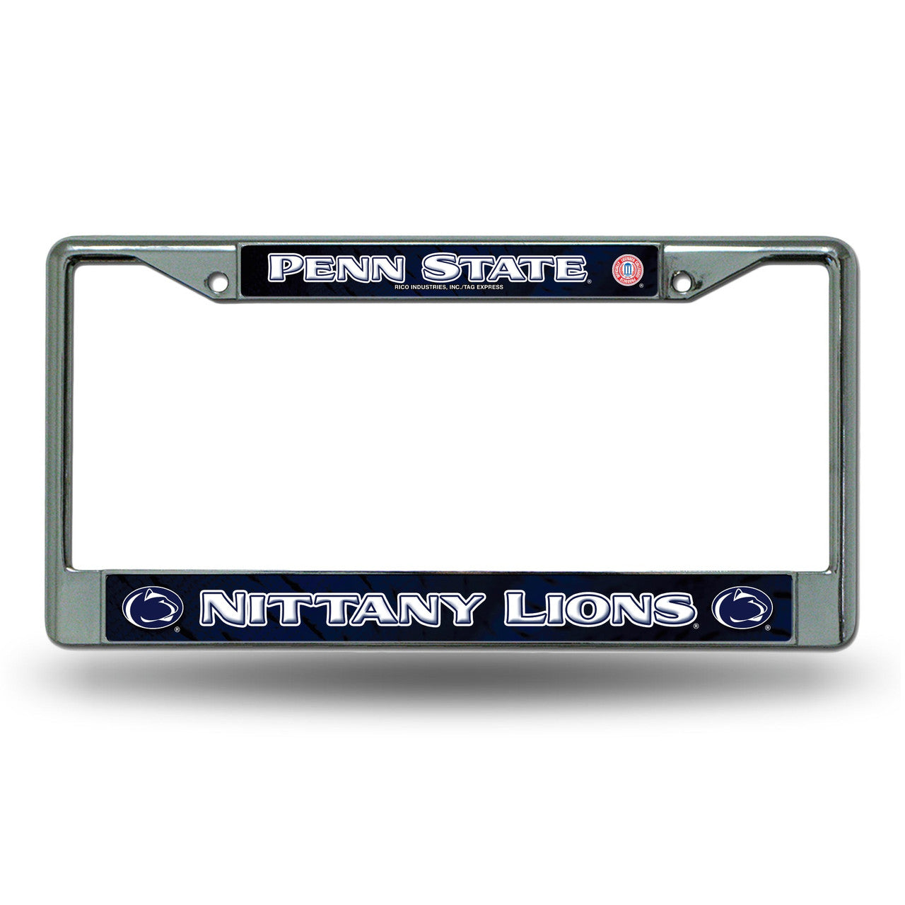 Penn State Nittany Lions License Plate Frame Chrome Printed Insert - Sports Collectibles, Sports Memorabilia, Sports Fan Shop, Sports Gifts