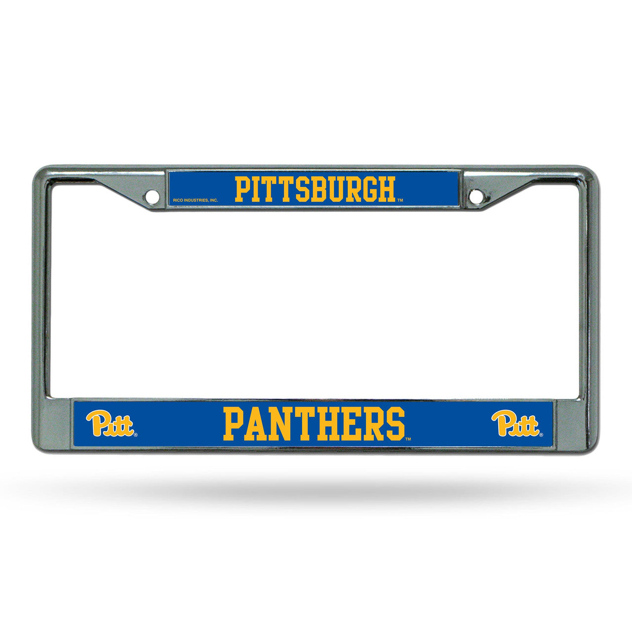 Pittsburgh Panthers License Plate Frame Chrome Printed Insert - Sports Collectibles, Sports Memorabilia, Sports Fan Shop, Sports Gifts