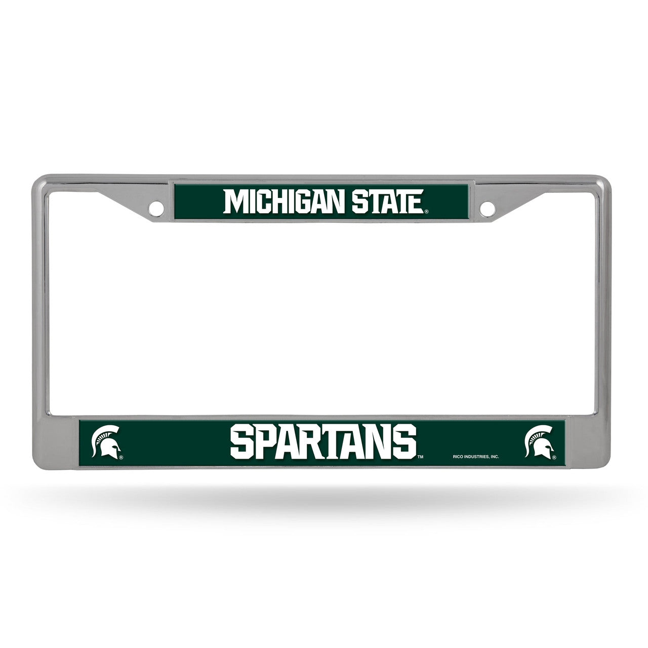 Michigan State Spartans License Plate Frame Chrome Printed Insert - Sports Collectibles, Sports Memorabilia, Sports Fan Shop, Sports Gifts