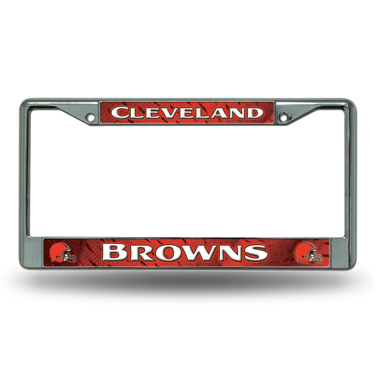 Cleveland Browns License Plate Frame Chrome Printed Insert - Sports Collectibles, Sports Memorabilia, Sports Fan Shop, Sports Gifts