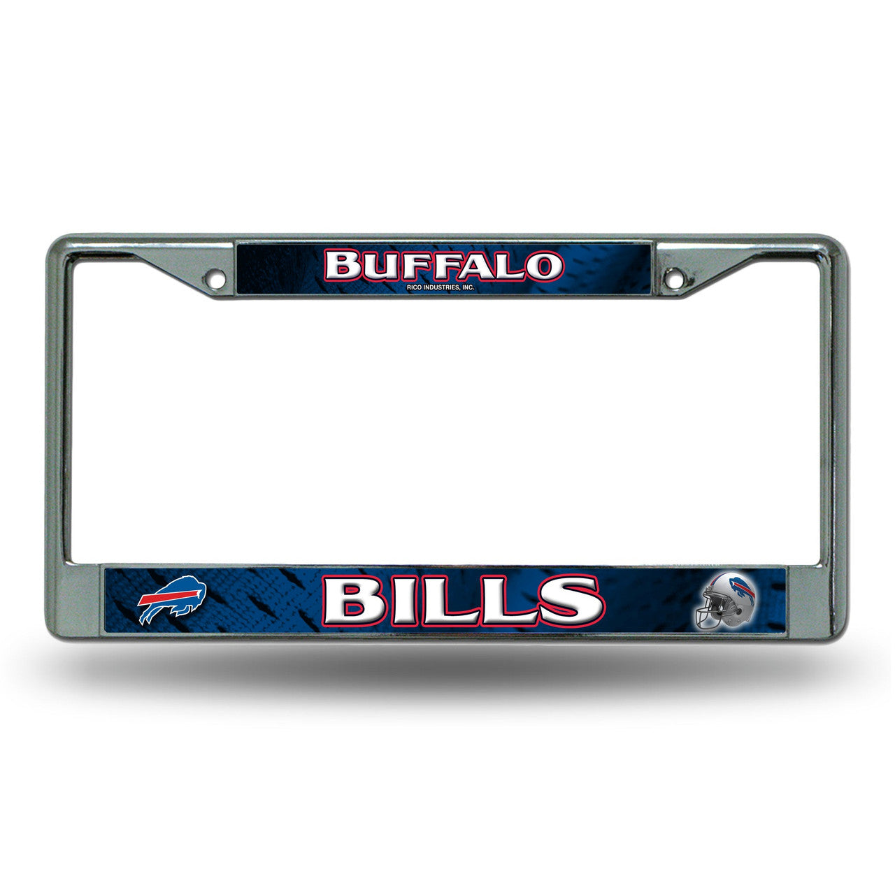 Buffalo Bills License Plate Frame Chrome Printed Insert - Sports Collectibles, Sports Memorabilia, Sports Fan Shop, Sports Gifts
