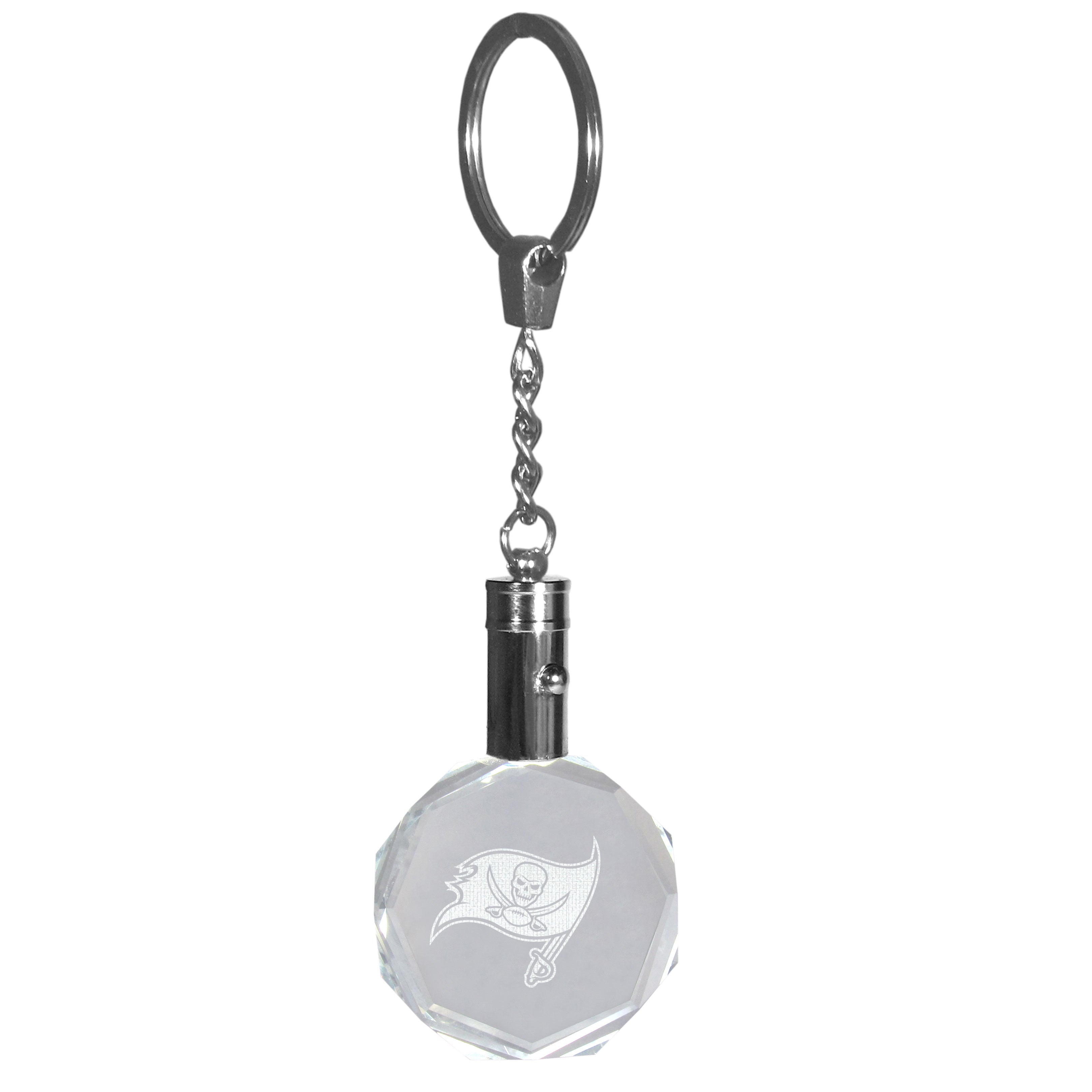 Tampa Bay Buccaneers Crystal LED Key Chain