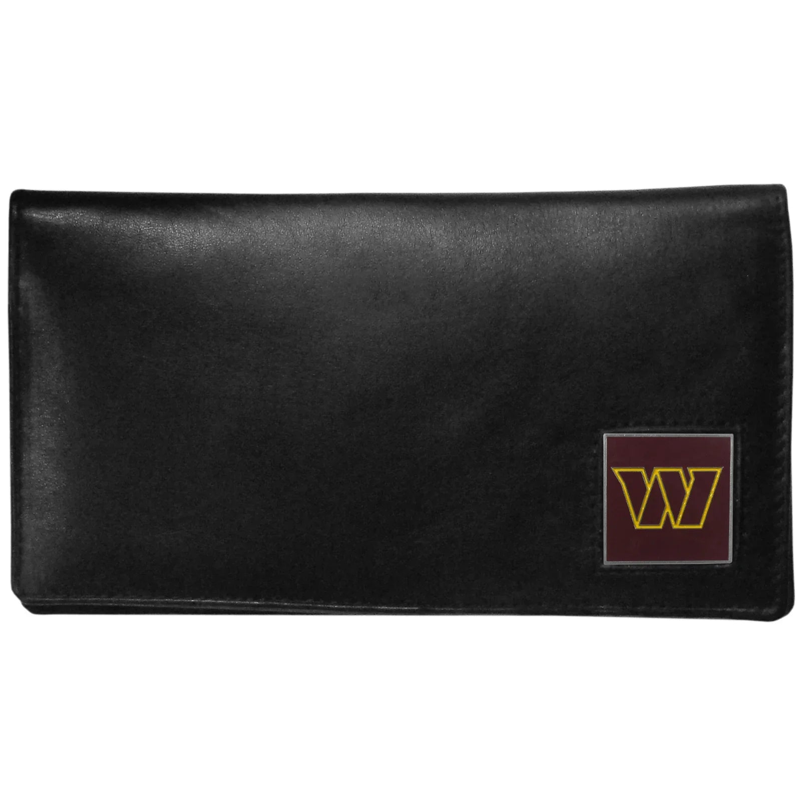 Washington Commanders Deluxe Leather Checkbook Cover - Sports Collectibles, Sports Memorabilia, Sports Fan Shop, Sports Gifts