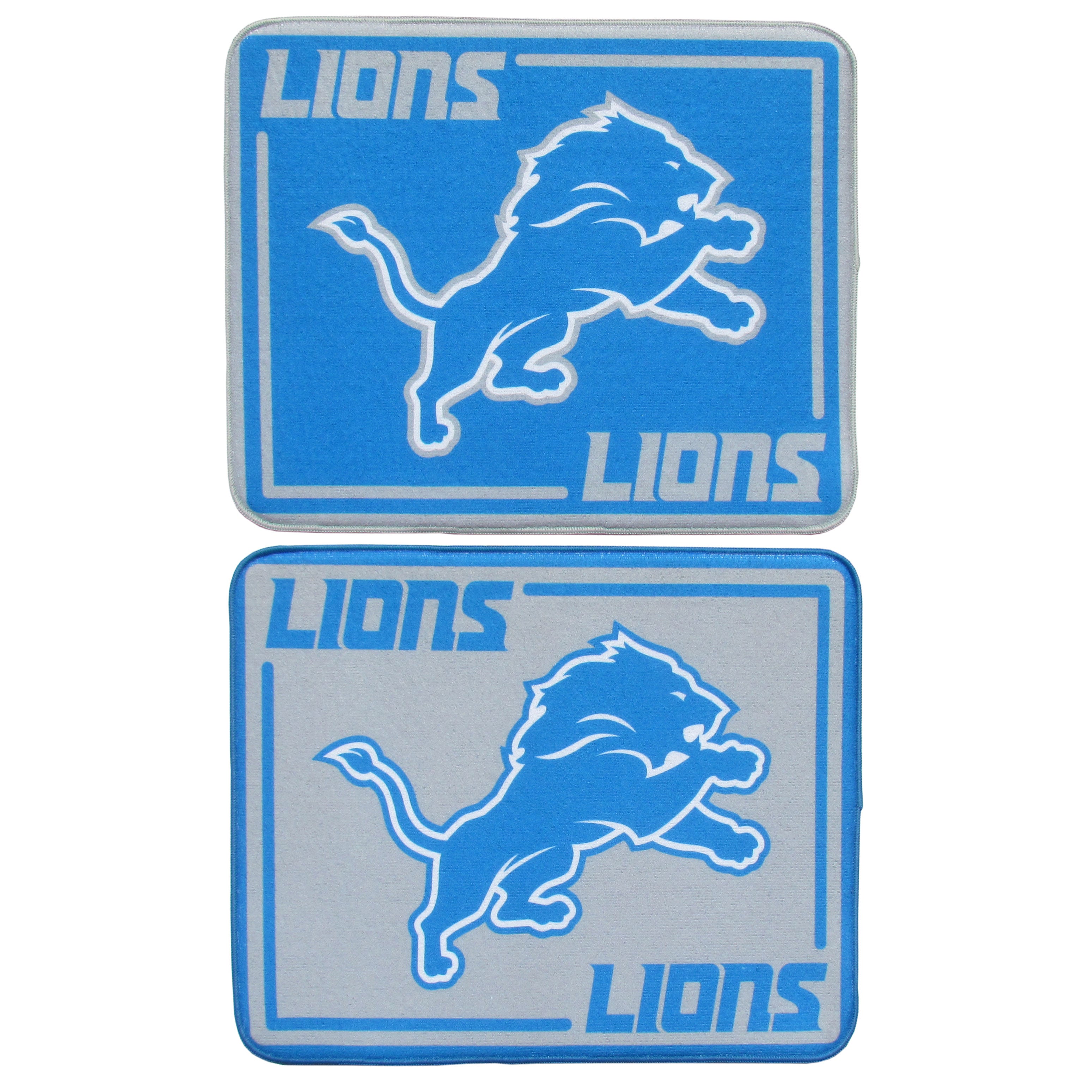 Detroit Lions Microfiber Drying Mat, 2pk
