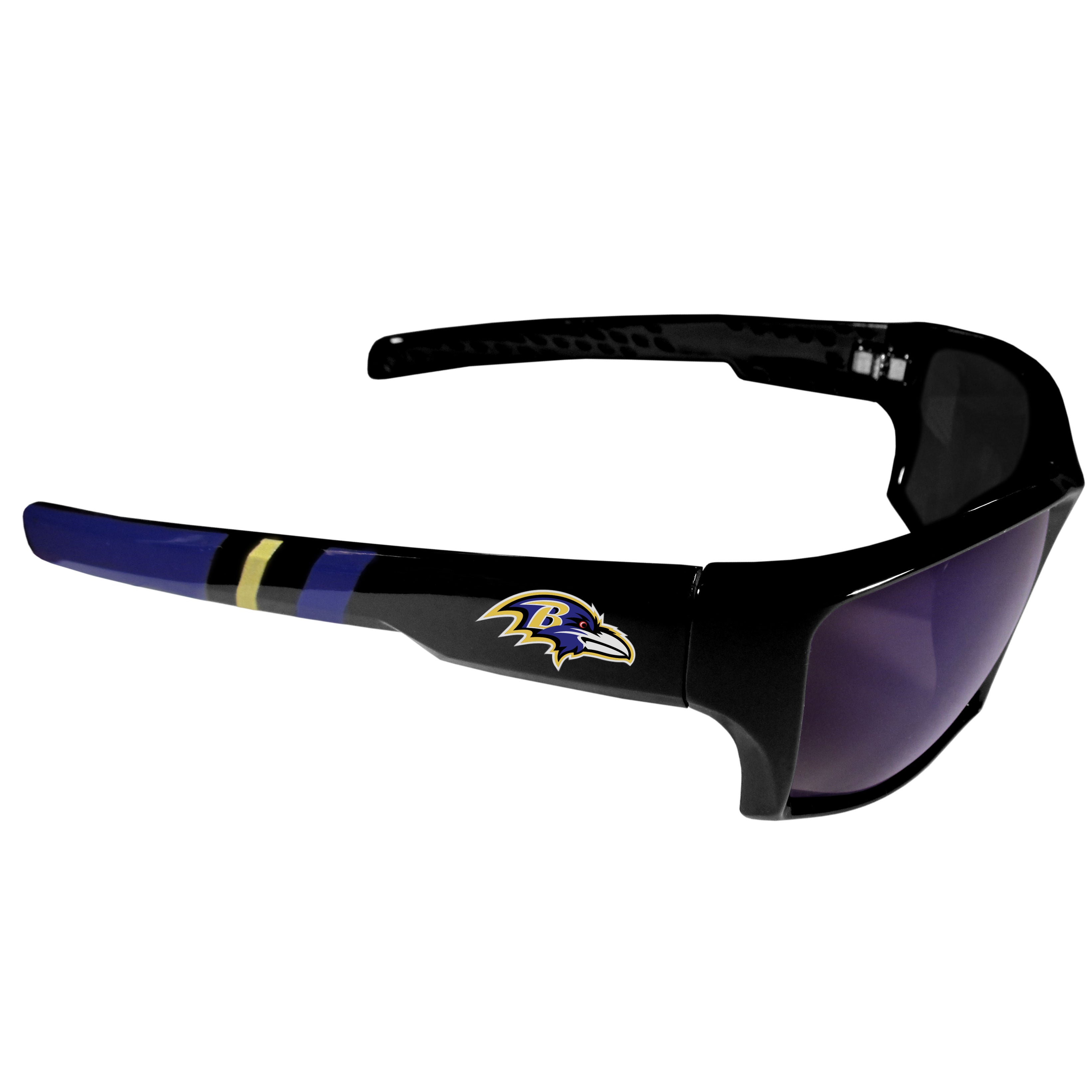 Baltimore Ravens Edge Wrap Sunglasses - Sports Collectibles, Sports Memorabilia, Sports Fan Shop, Sports Gifts