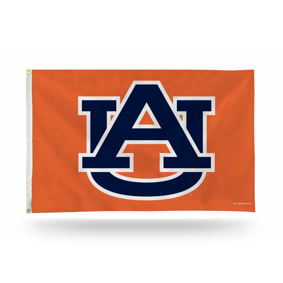NCAA  Auburn Tigers Orange 3' x 5' Banner Flag Single Sided - Indoor or Outdoor - Home Décor
