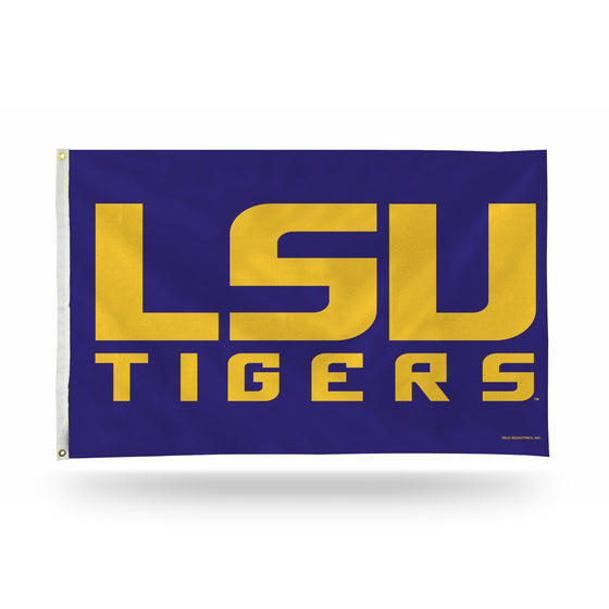 NCAA  LSU Tigers Purple 3' x 5' Banner Flag Single Sided - Indoor or Outdoor - Home Décor