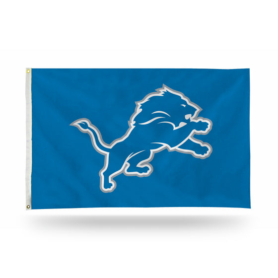 NFL Football Detroit Lions Standard 3' x 5' Banner Flag Single Sided - Indoor or Outdoor - Home Décor