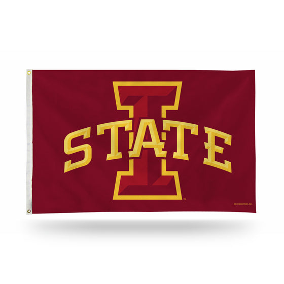 NCAA  Iowa State Cyclones Standard 3' x 5' Banner Flag Single Sided - Indoor or Outdoor - Home Décor