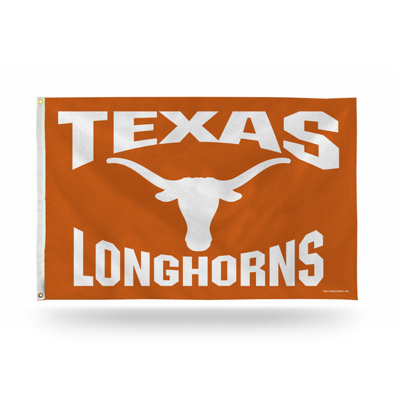 NCAA  Texas Longhorns Standard 3' x 5' Banner Flag Single Sided - Indoor or Outdoor - Home Décor
