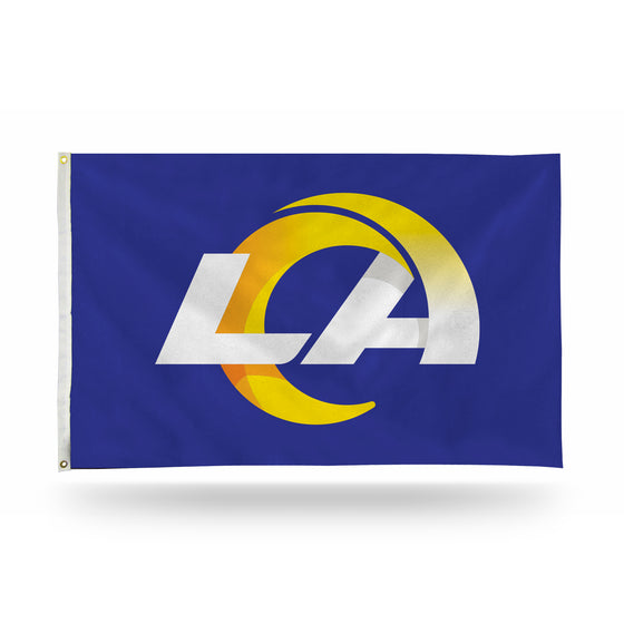 NFL Football Los Angeles Rams Standard 3' x 5' Banner Flag Single Sided - Indoor or Outdoor - Home Décor