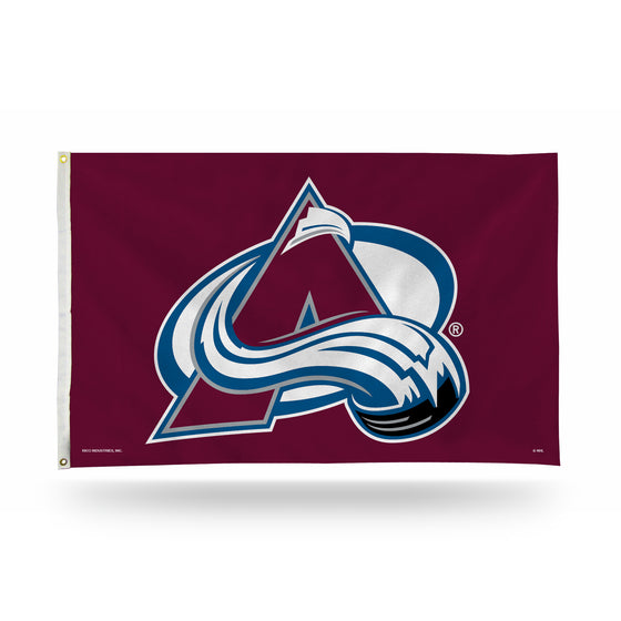 NHL Hockey Colorado Avalanche Standard 3' x 5' Banner Flag Single Sided - Indoor or Outdoor - Home Décor