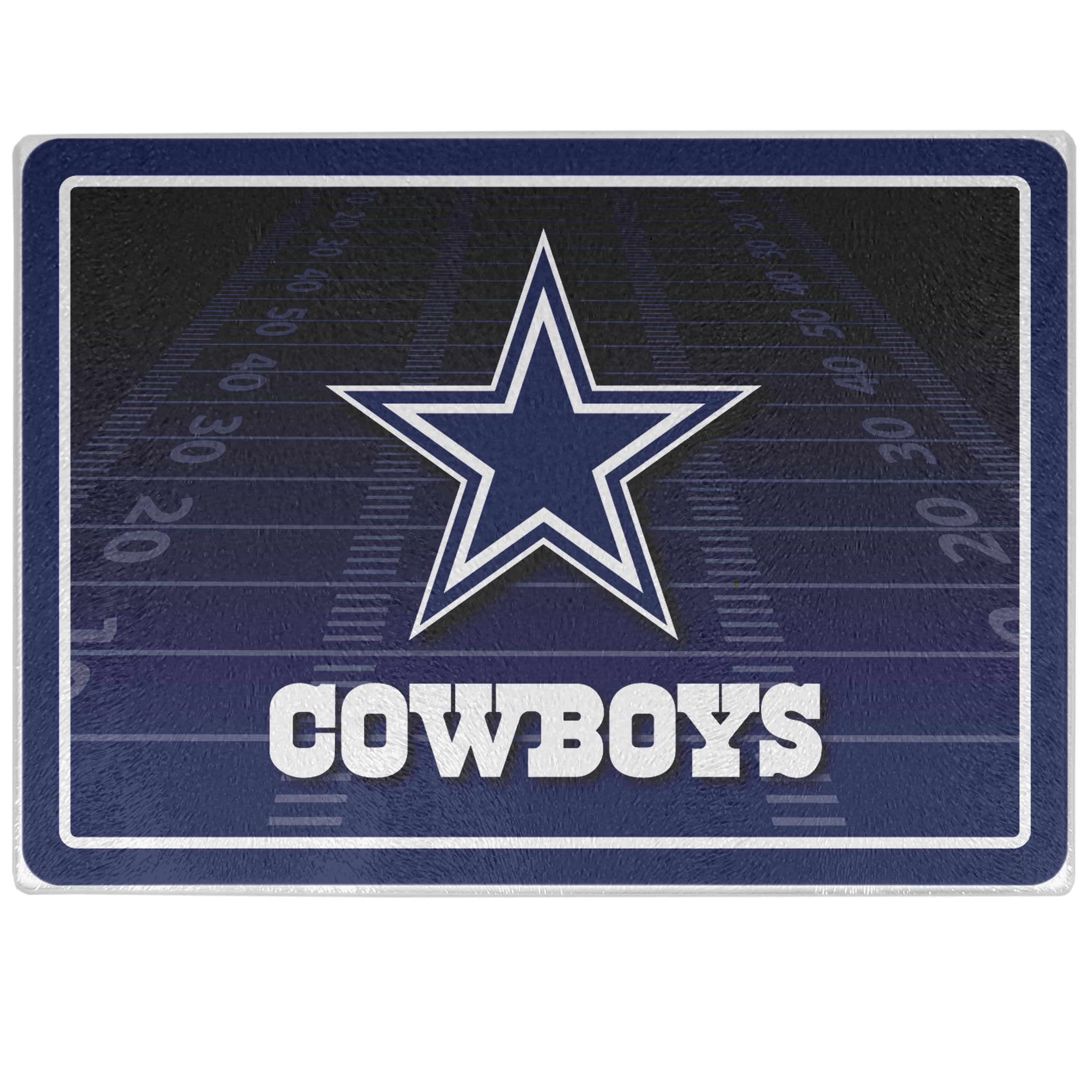 Dallas Cowboys Glass Cutting Board - Sports Gifts, Sports Memorabilia, Sports Collectibles, Fan Shop