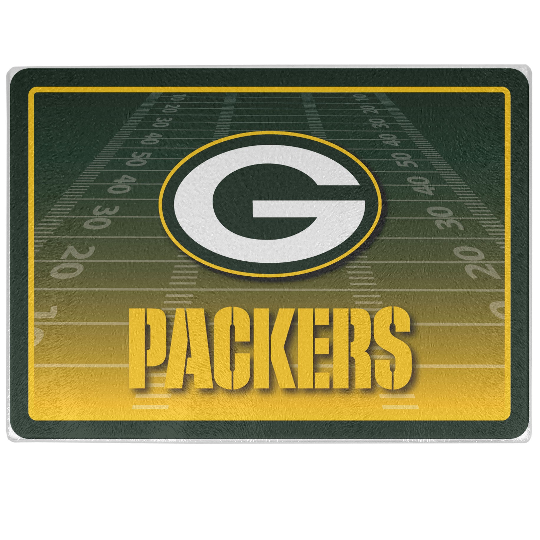 Green Bay Packers Glass Cutting Board