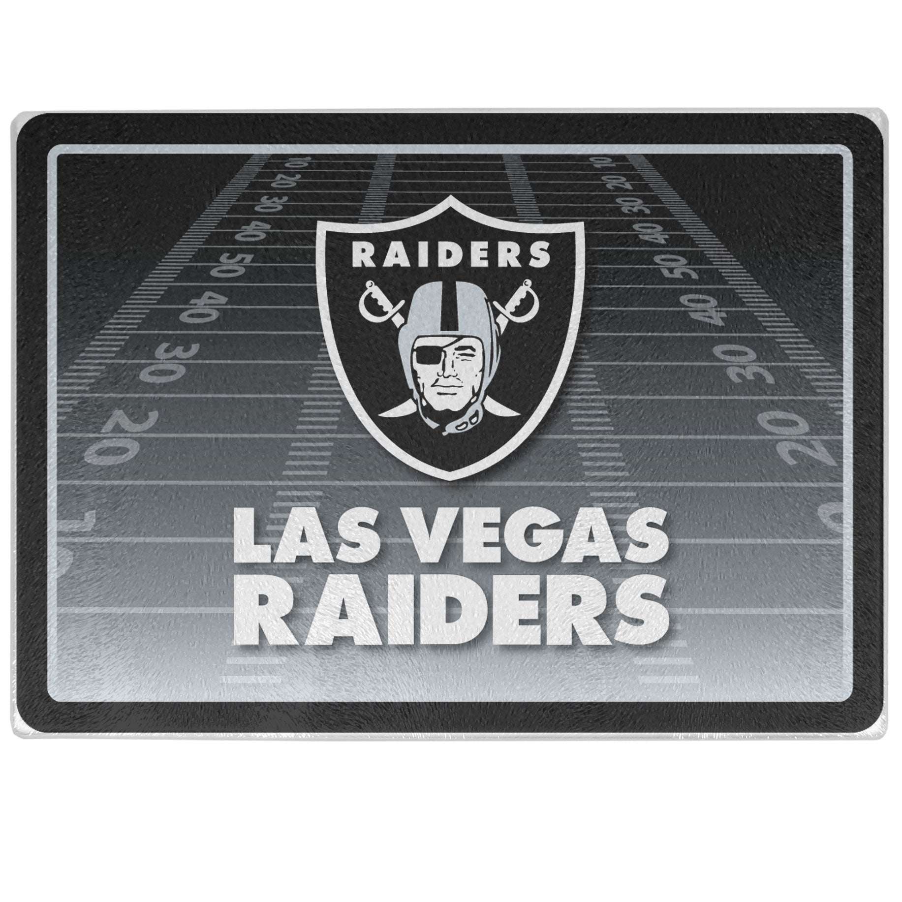 Las Vegas Raiders Glass Cutting Board