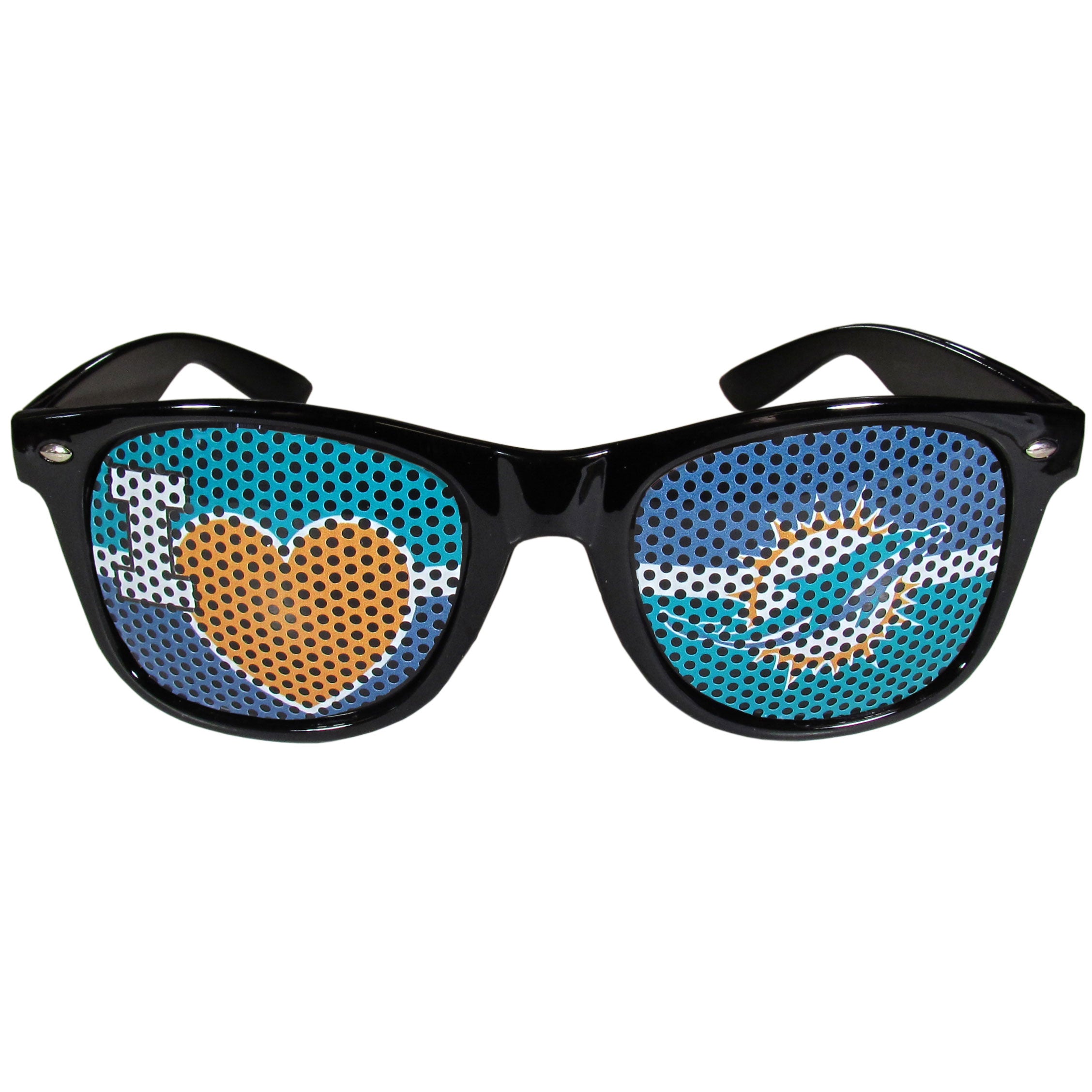 Miami Dolphins I Heart Game Day Shades