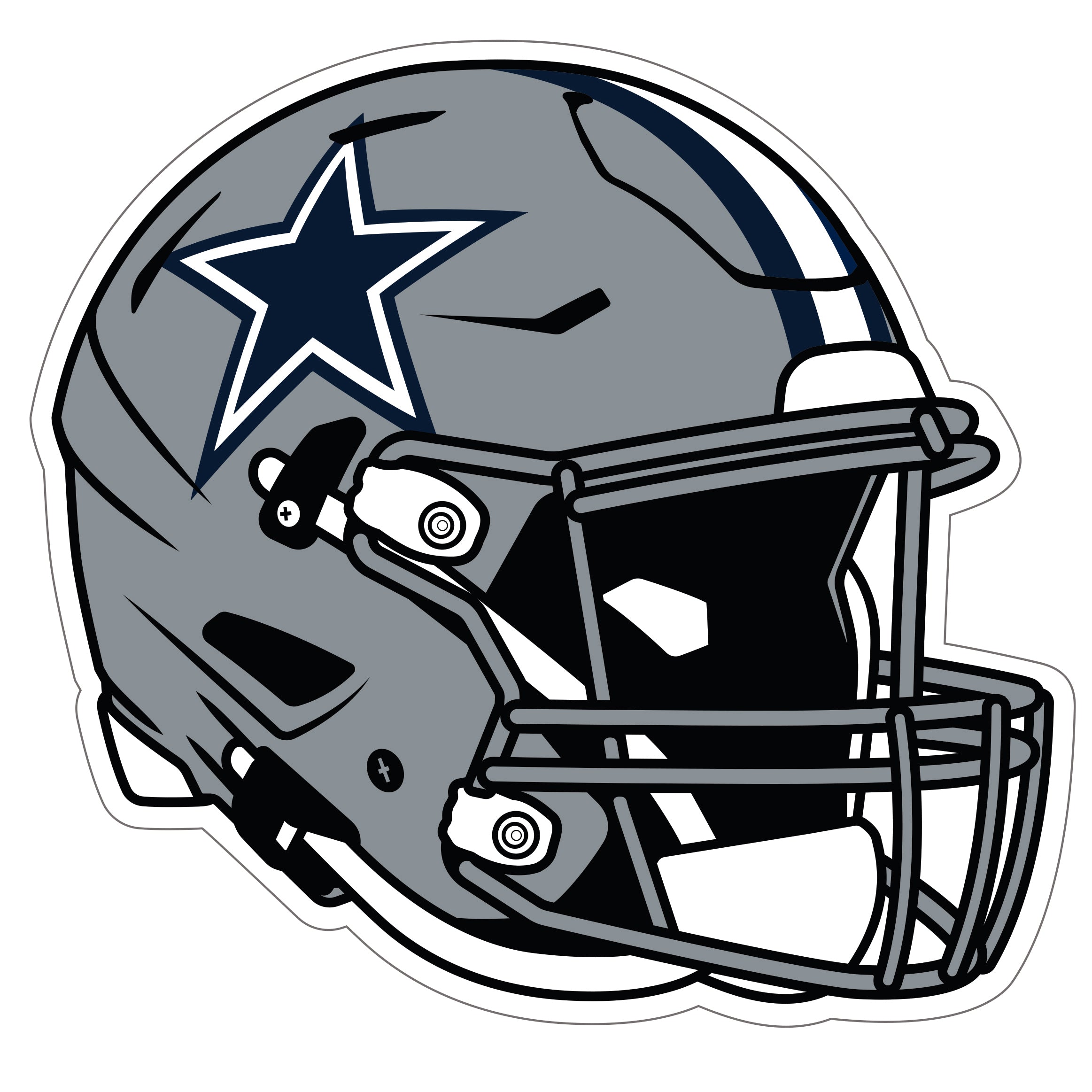 Dallas Cowboys Helmet Auto Decal