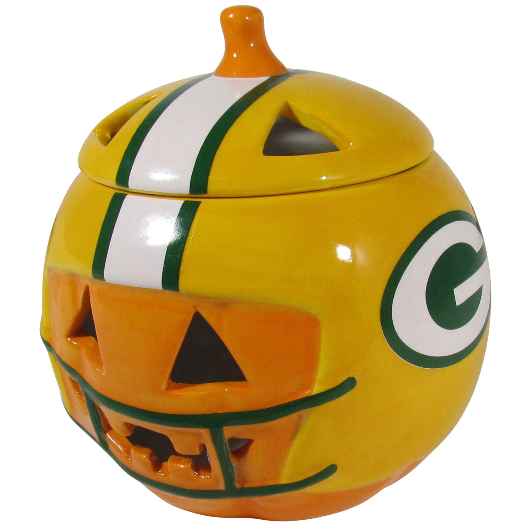 Green Bay Packers Jack O'Lantern Candle Holder